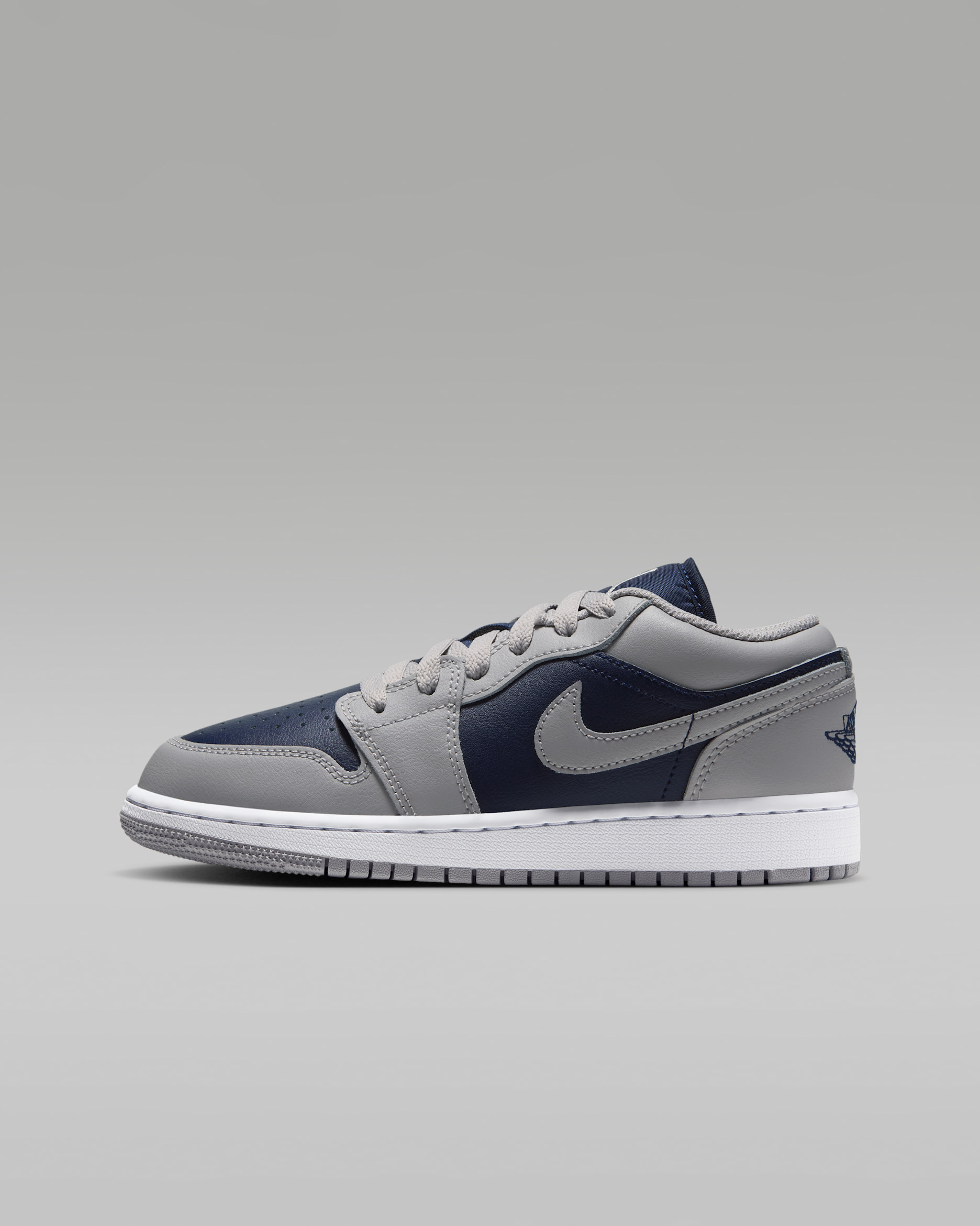 Air Jordan 1 Low — Tech Grey/White/College Navy