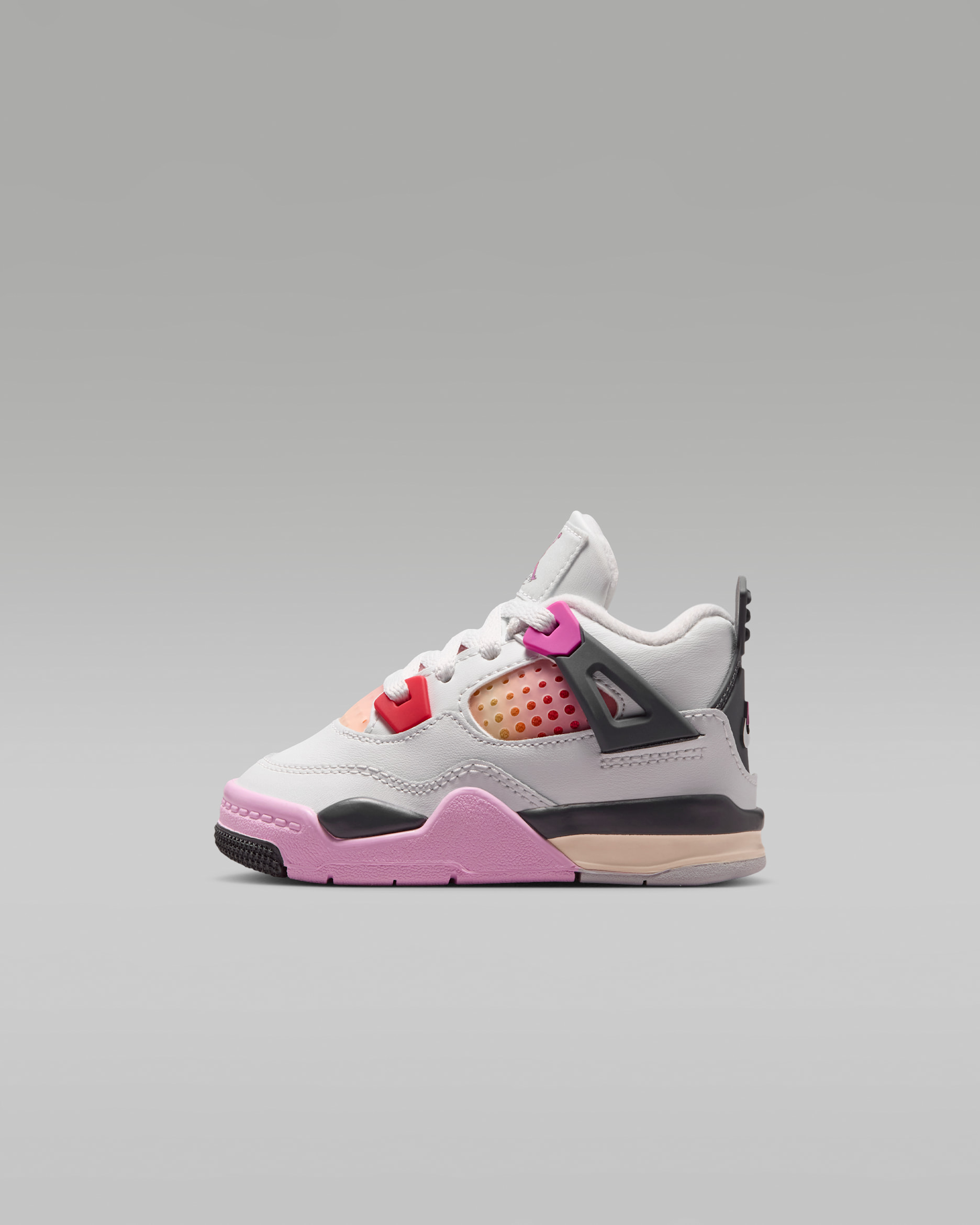 Jordan 4 Retro 'Comic'  — Off-White/Anthracite/Fire Pink/Fire Pink