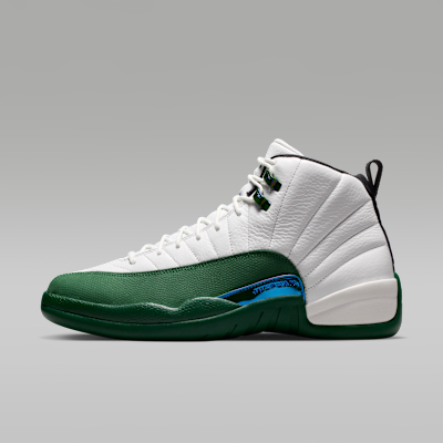 Air Jordan 12 Retro 'Idols Become Rivals' — Summit White/Fierce Purple/Gorge Green