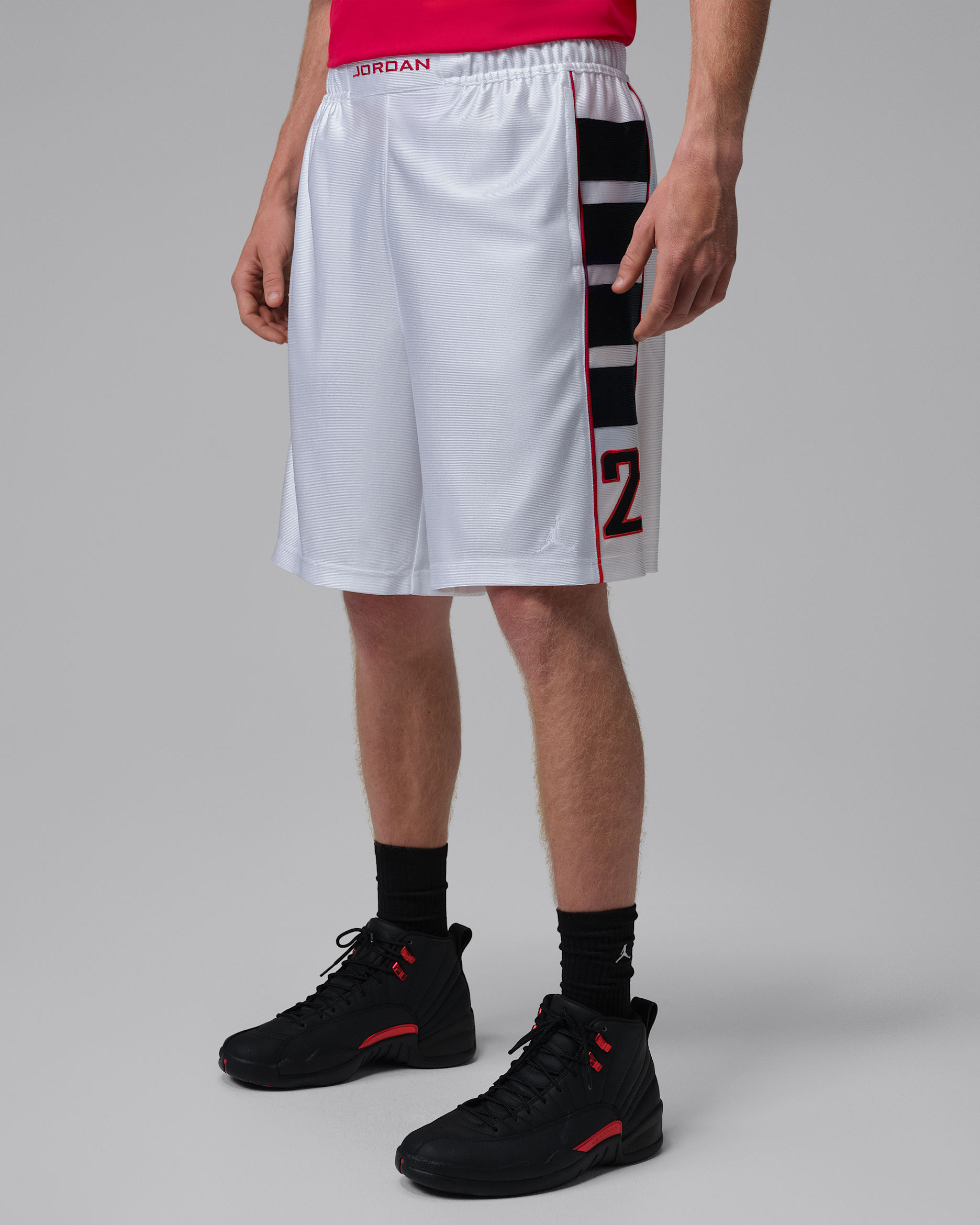 Jordan Brooklyn Cat Scratch — White/Black/White