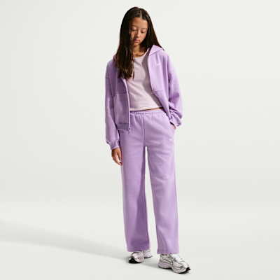 Nike Sportswear Studio Fleece — Violet Star/White