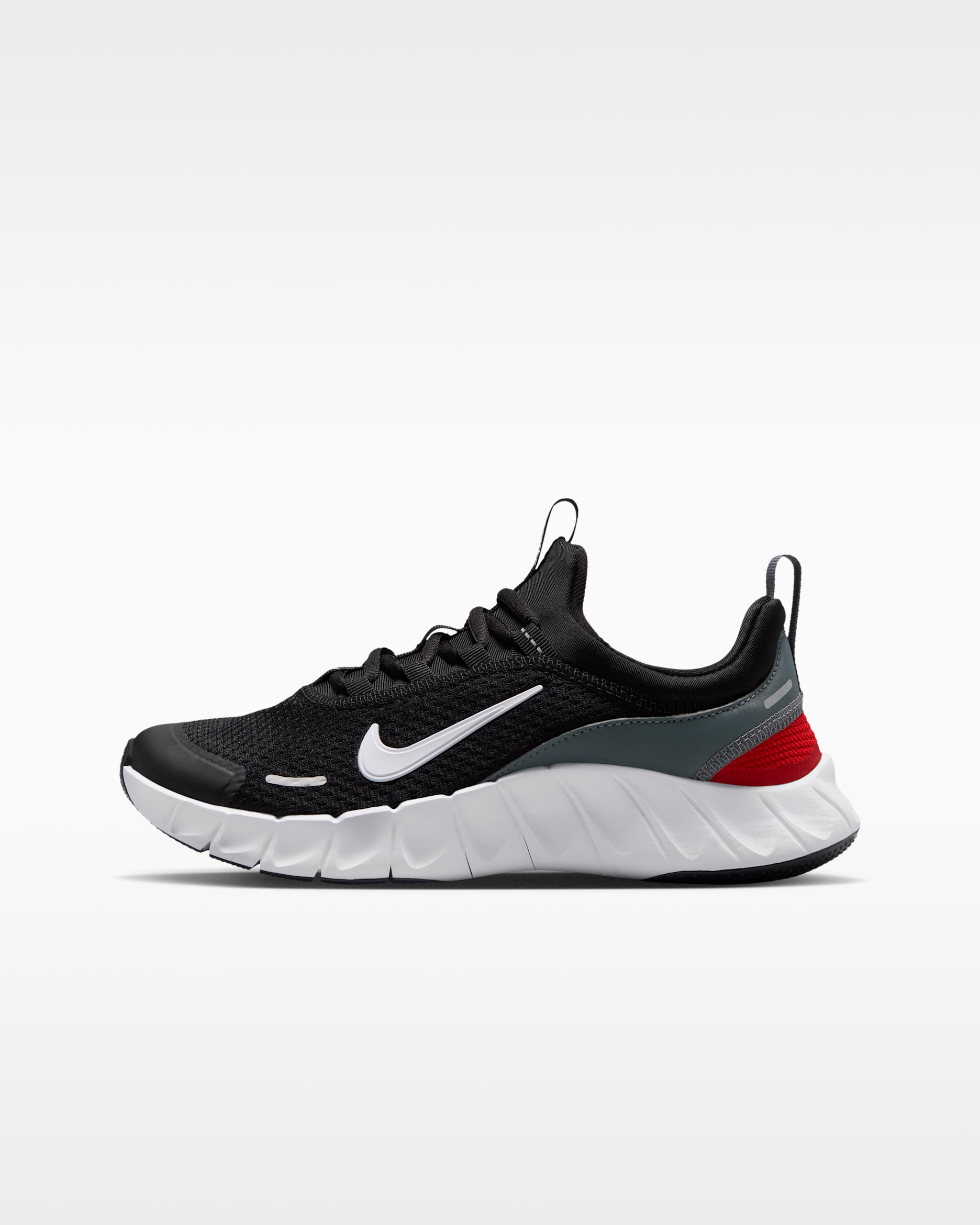 Nike Free Ride — Black/Cool Grey/University Red/White