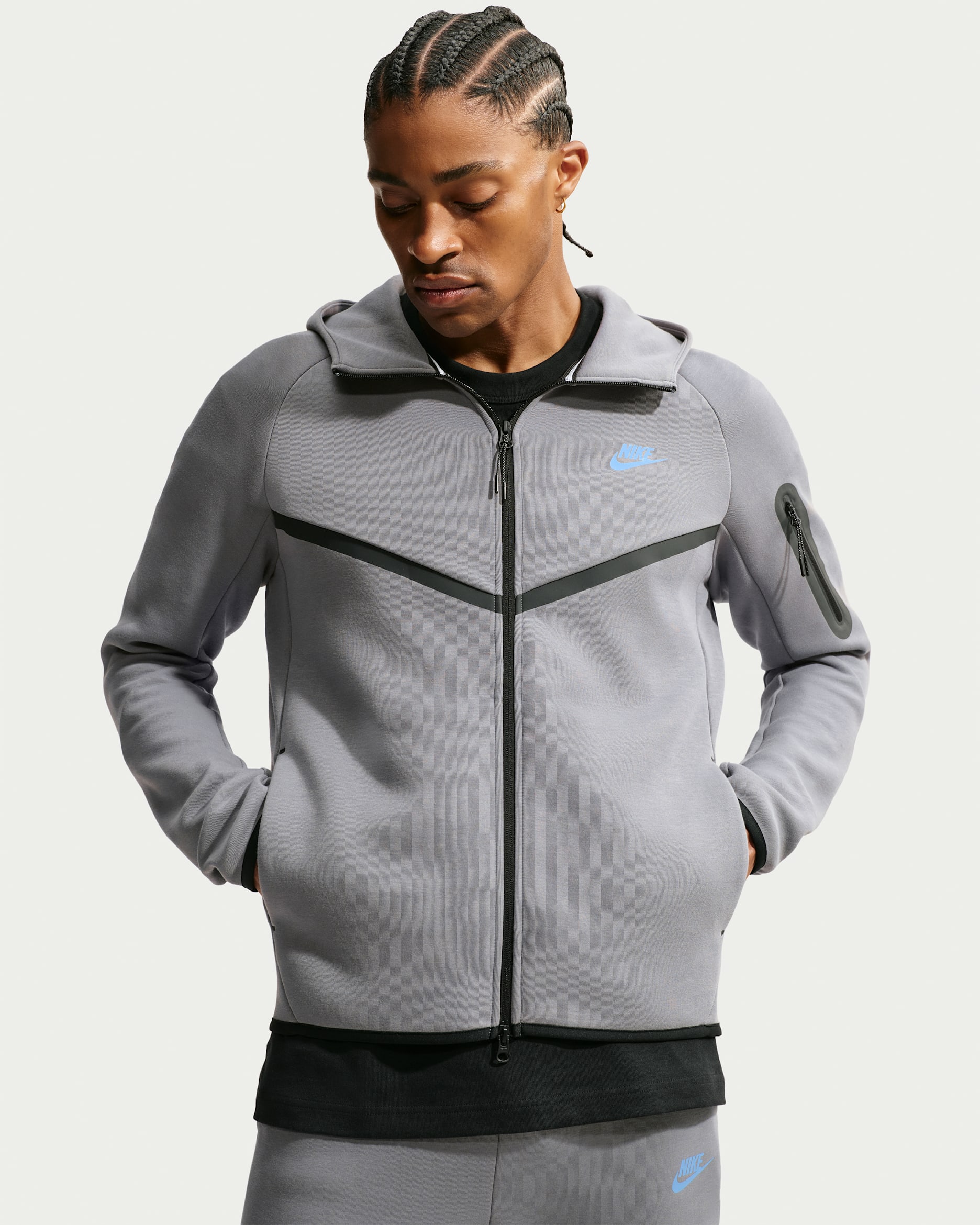 Nike Tech — Smoke Grey/Football Blue