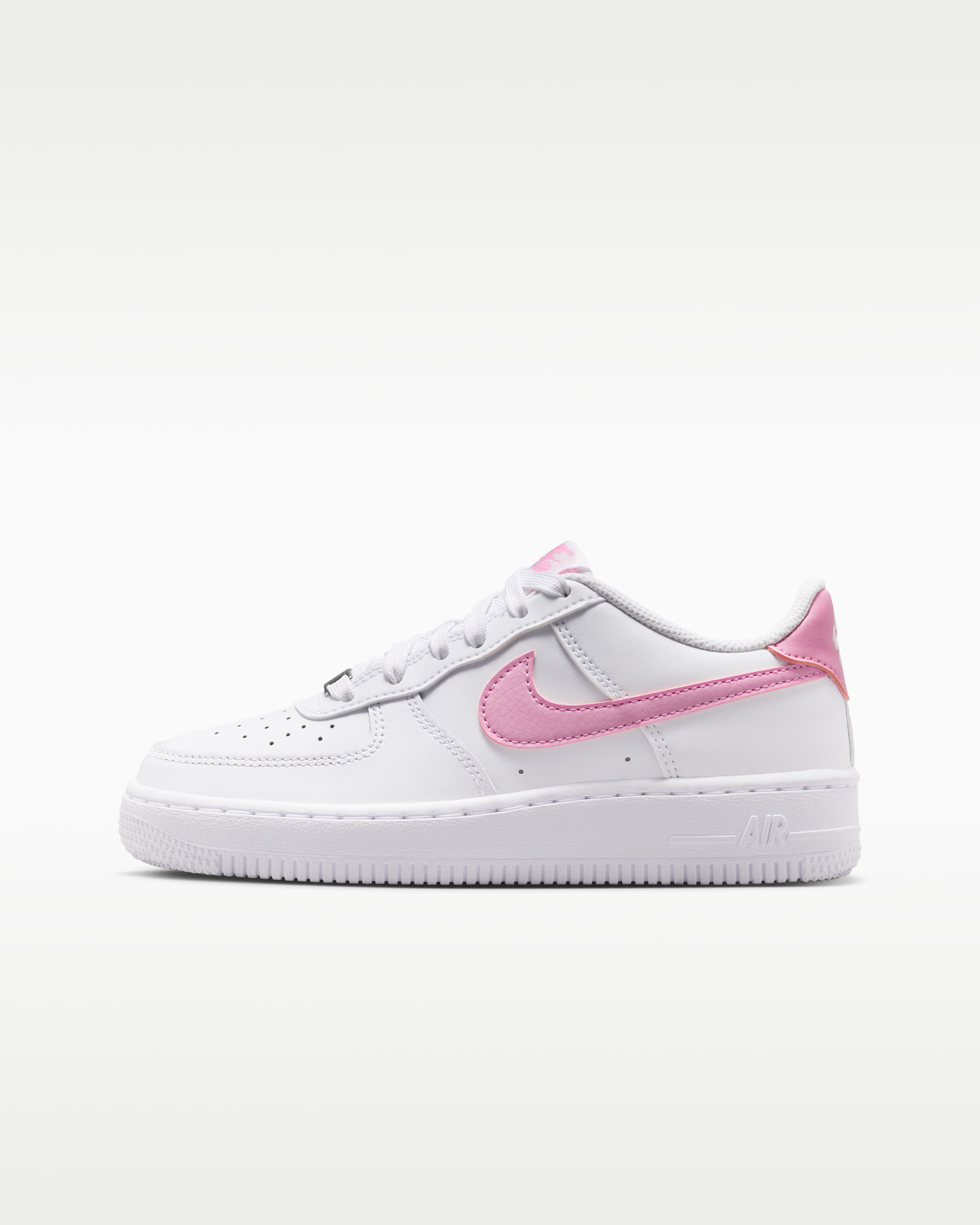 Nike Air Force 1 — White/White/Pink Rise