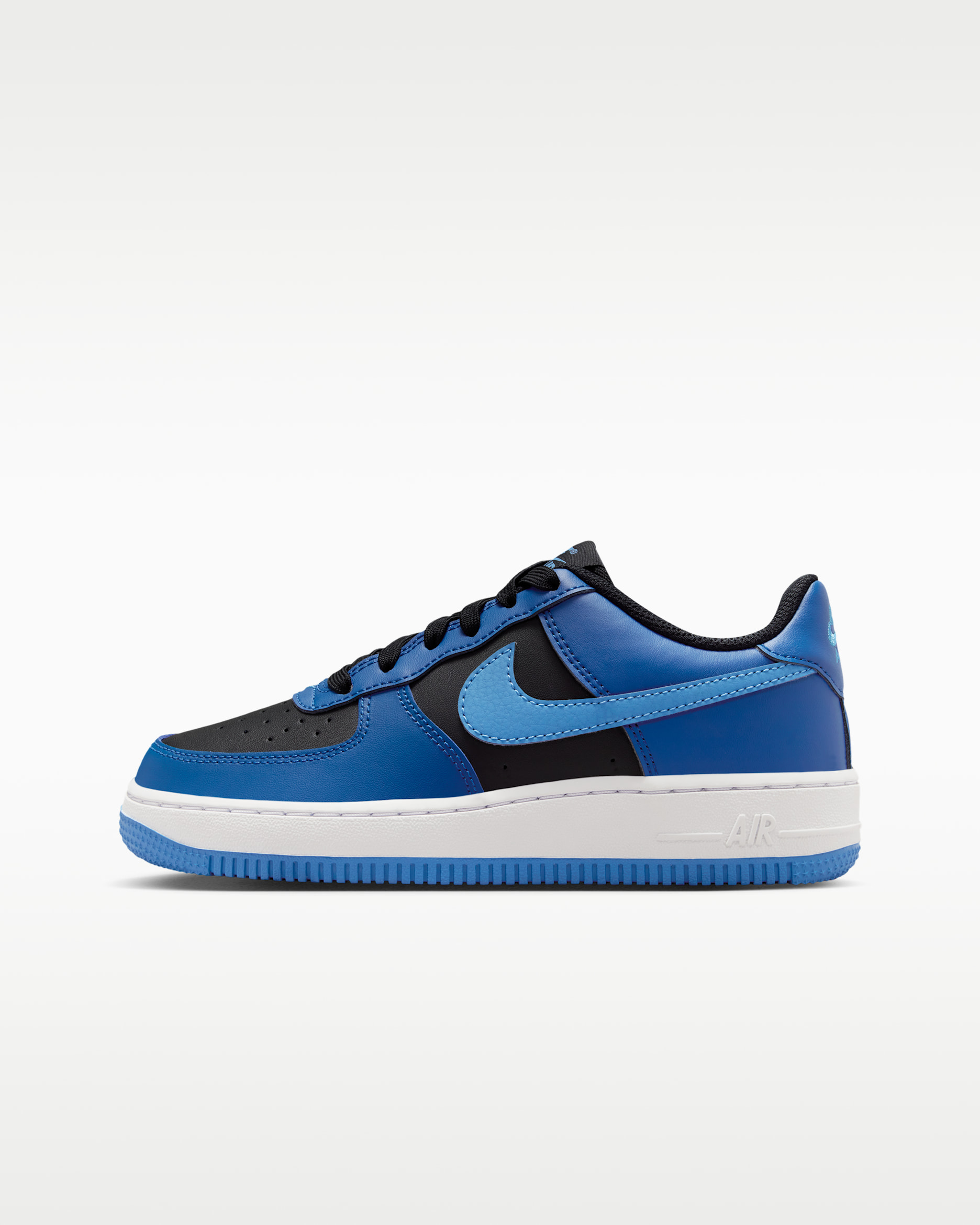 Nike Air Force 1 — Black/Court Blue/White/Dutch Blue