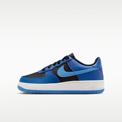 Nike Air Force 1 — Black/Court Blue/White/Dutch Blue