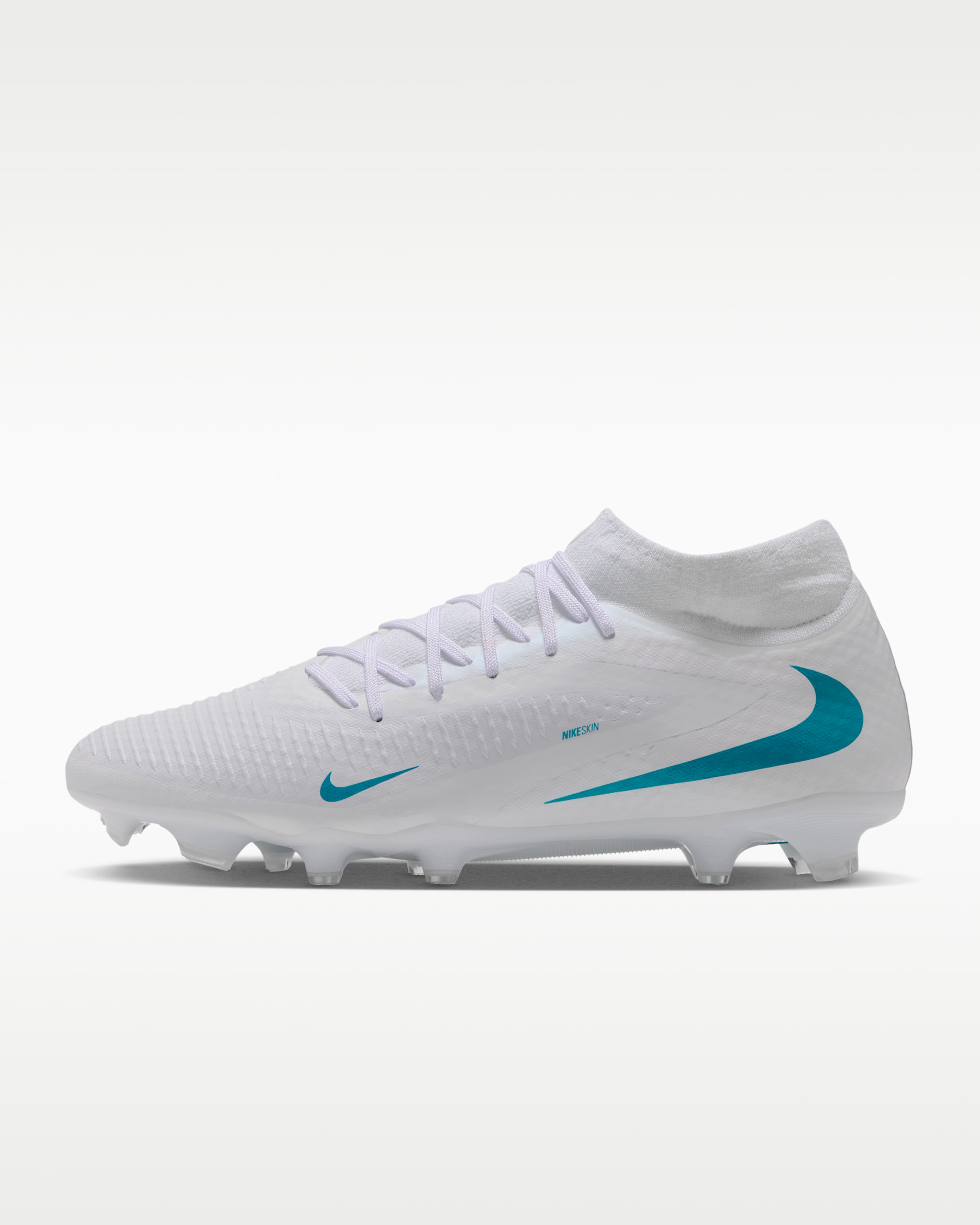 Nike Phantom 6 High Academy — White/White/Dusty Cactus