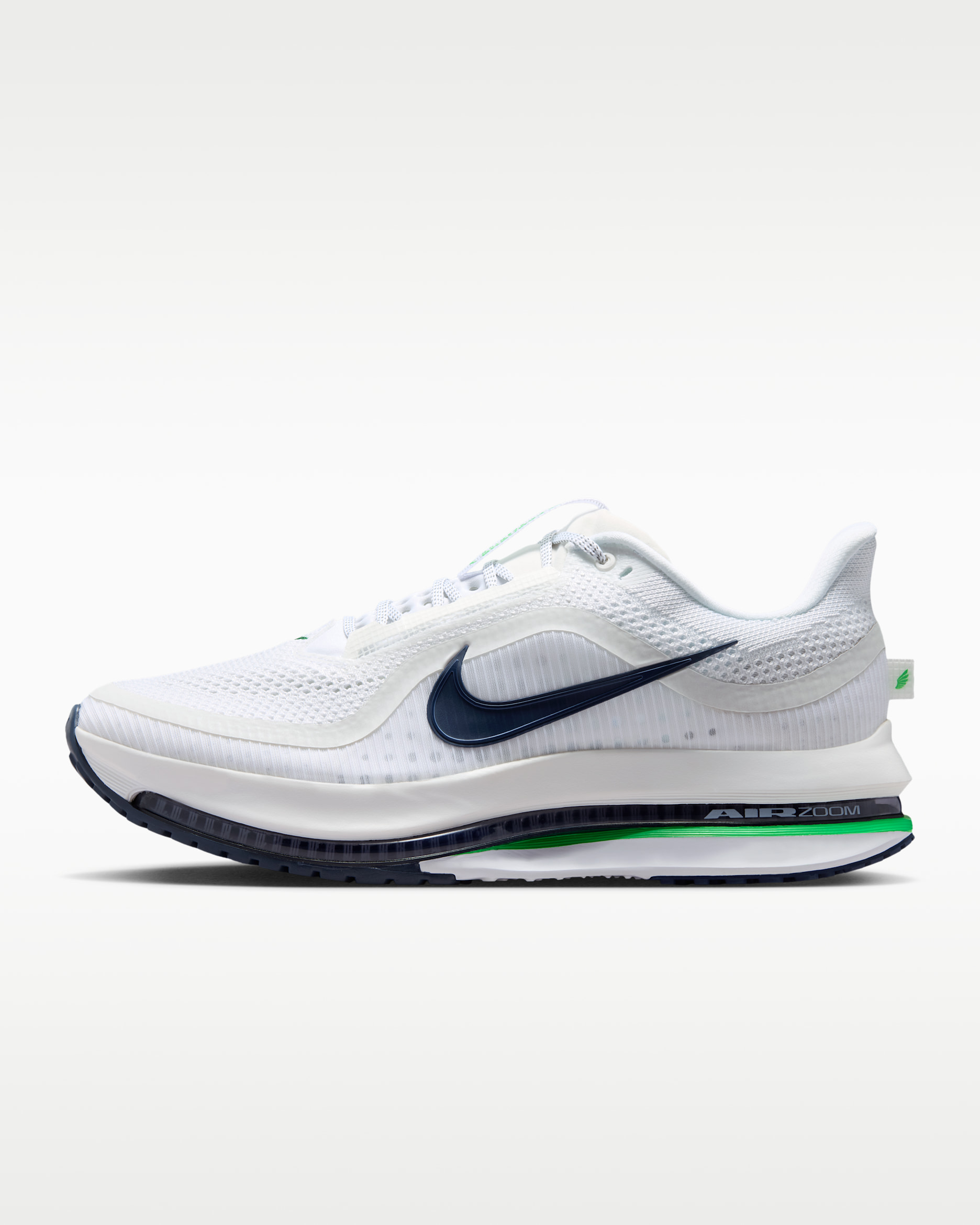 Nike Pegasus Premium — White/Midnight Navy/Green Spark