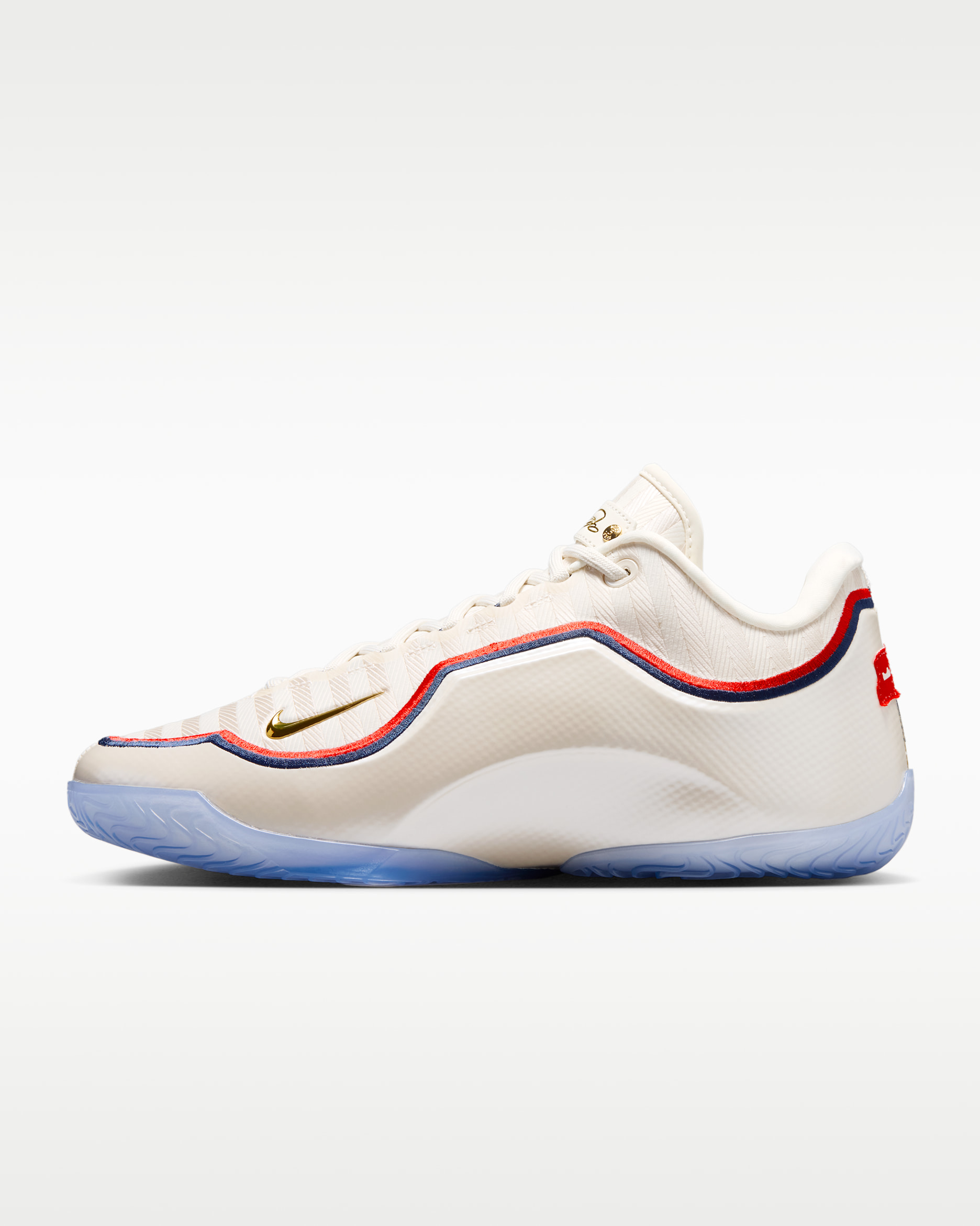 LeBron XXIII 'Old Glory' — Pale Ivory/University Red/Midnight Navy/Metallic Gold