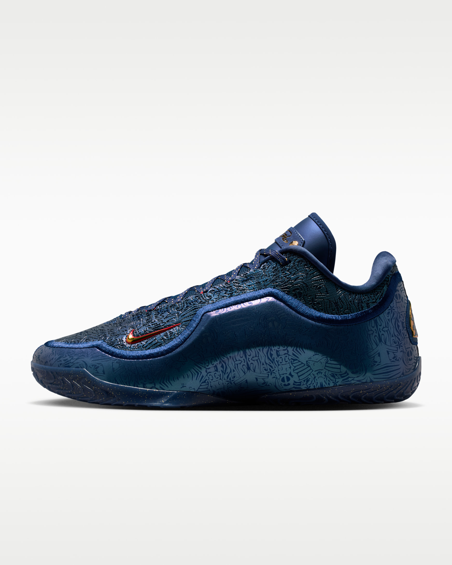 LeBron XXIII 'Out For Redemption' — Midnight Navy/University Red/Metallic Gold