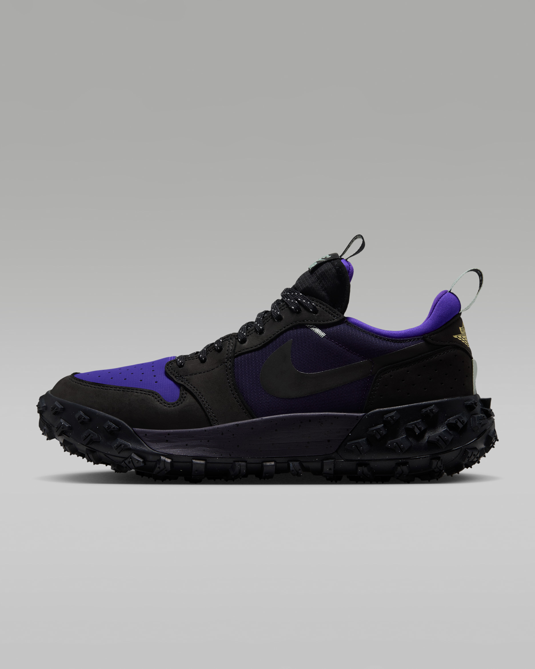 Air Jordan 1 Low A/T — Black/Dark Concord/Purple Dynasty/Celery