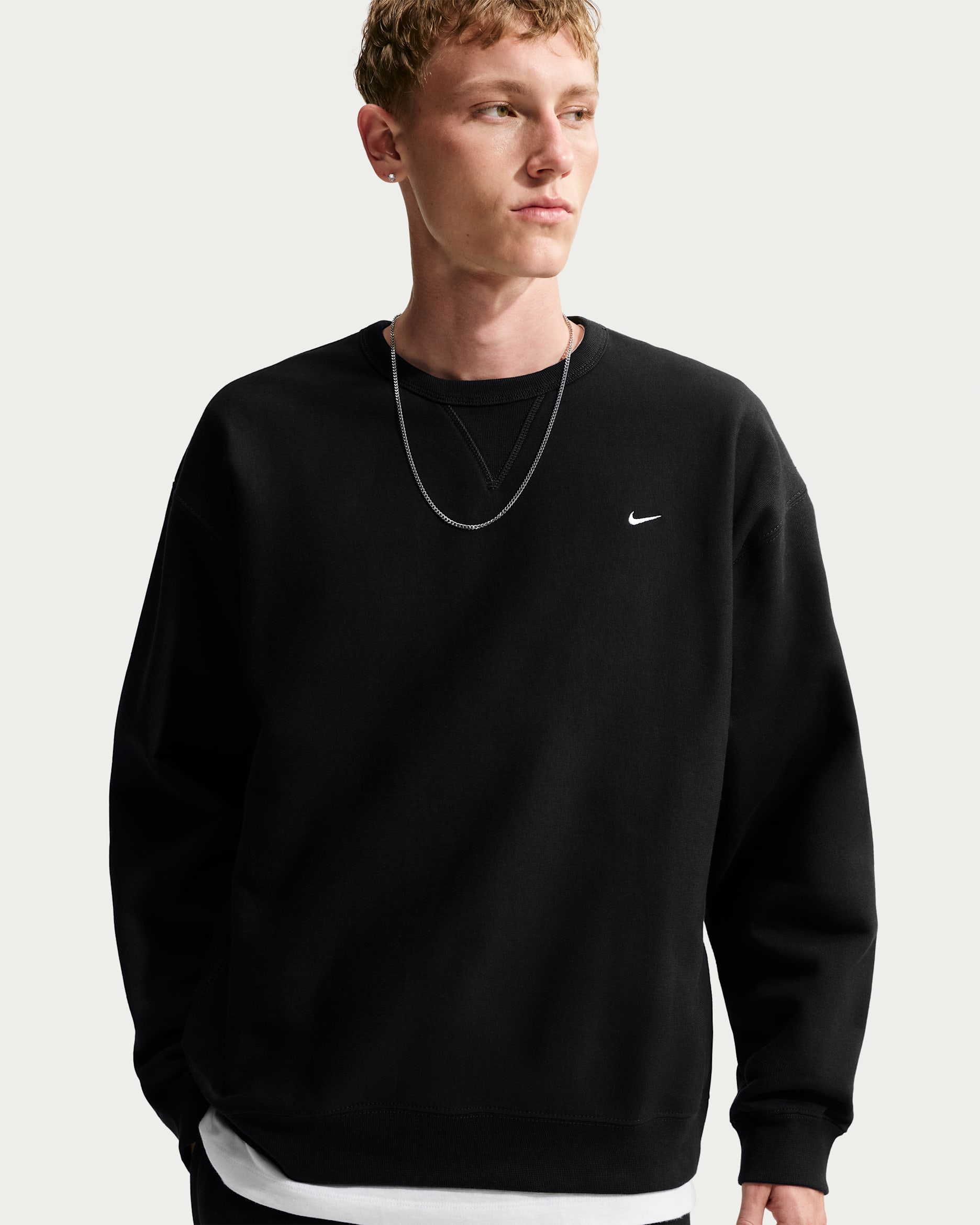 Nike Solo Swoosh — Black/White