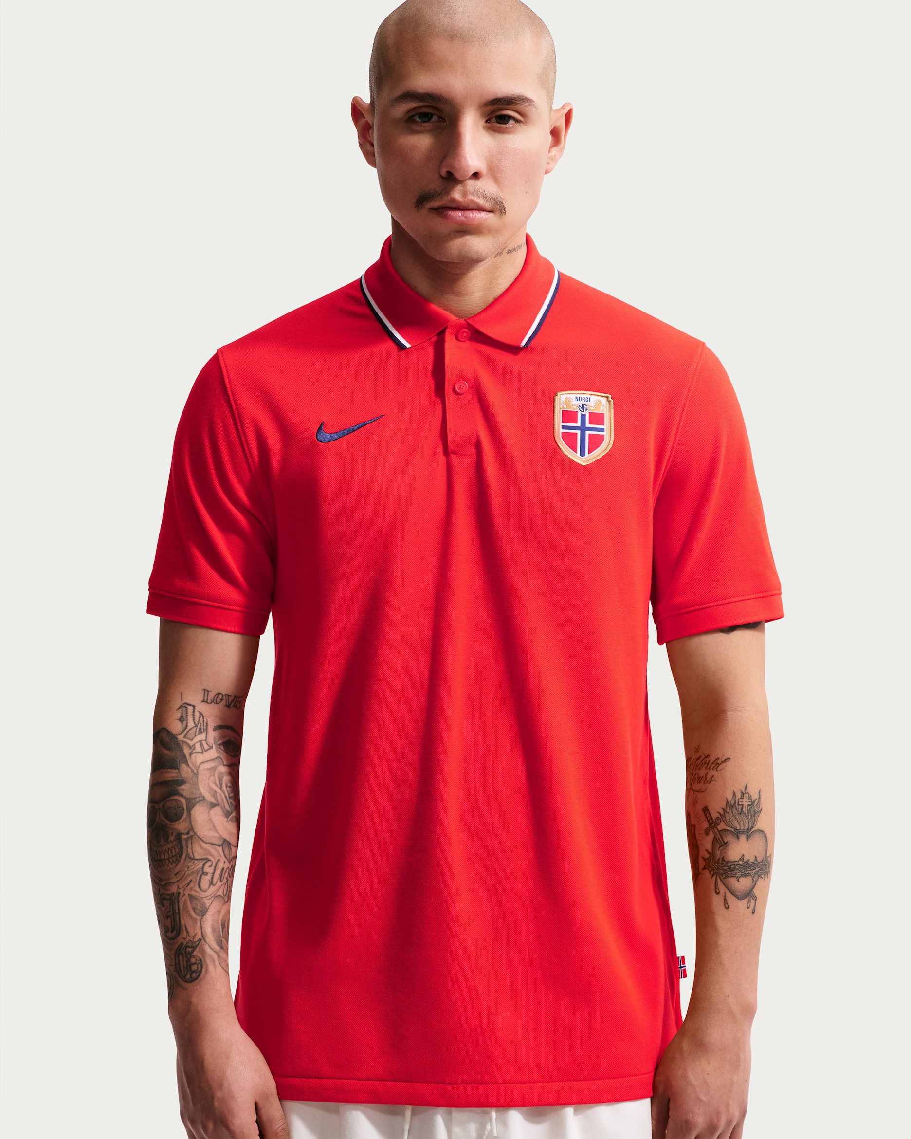 Norway The Nike Polo — Chile Red/Blue Void