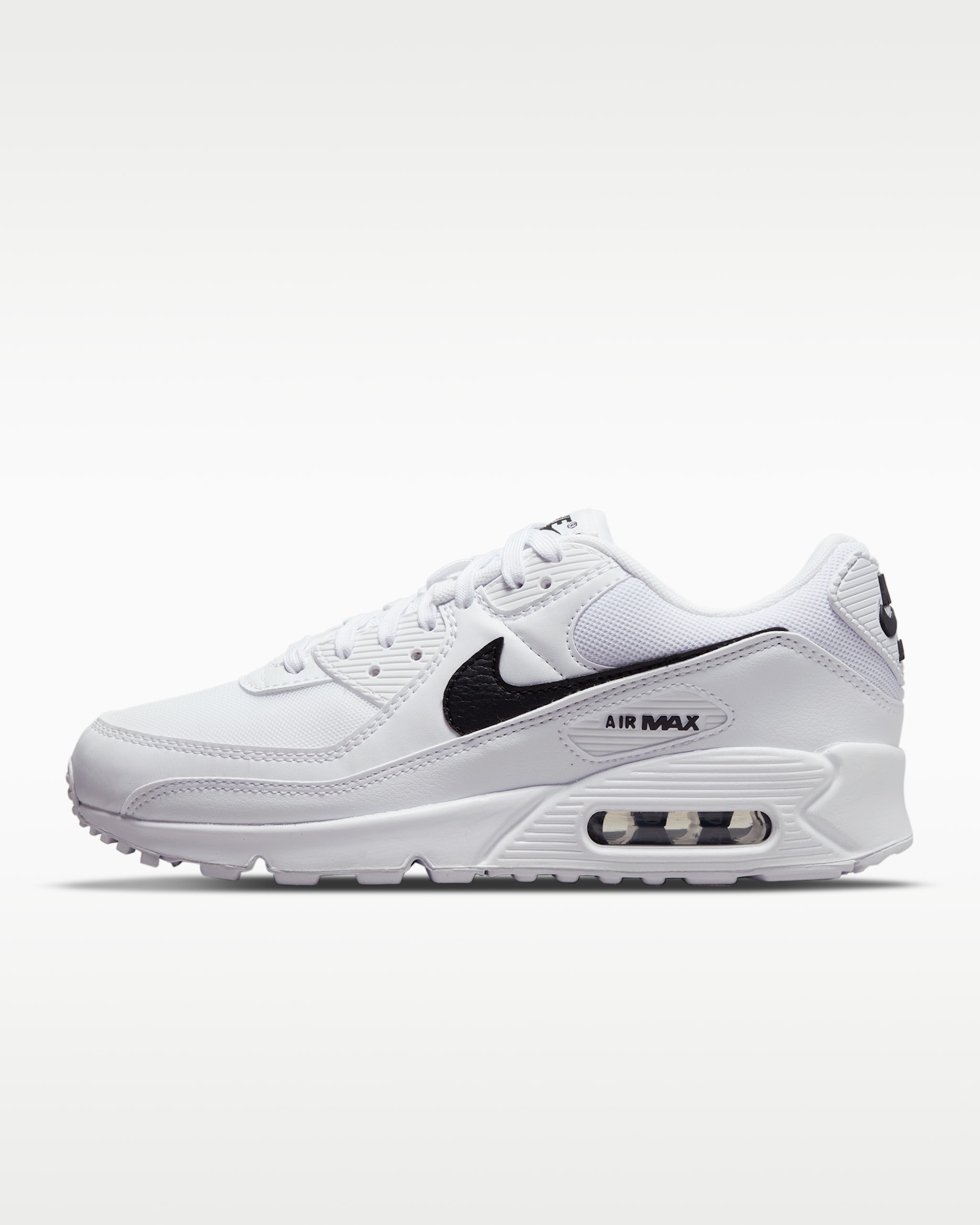 Nike Air Max 90 — White/White/Black