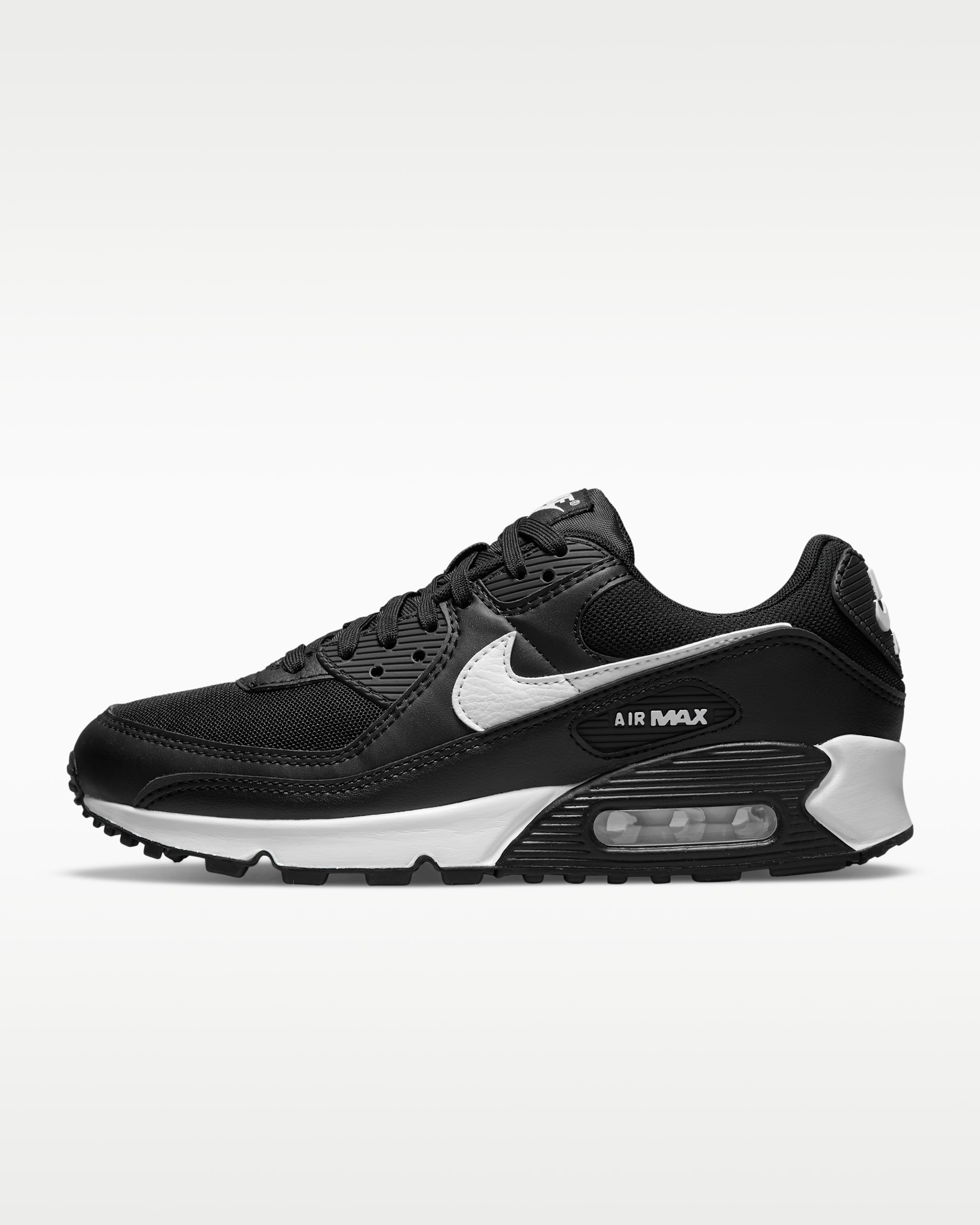 Nike Air Max 90 — Black/Black/White