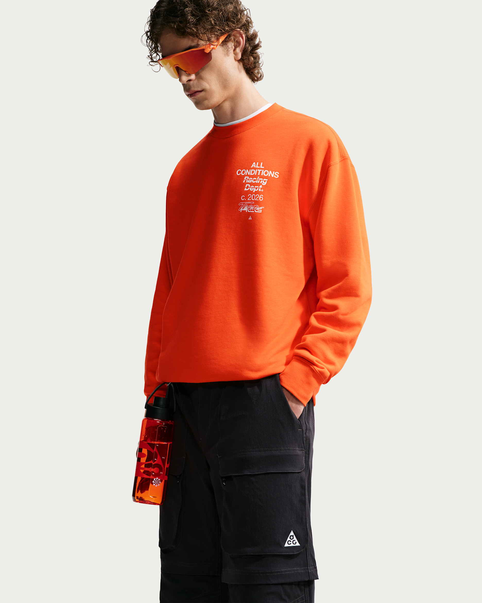 ACG Tuff Fleece — Safety Orange/White
