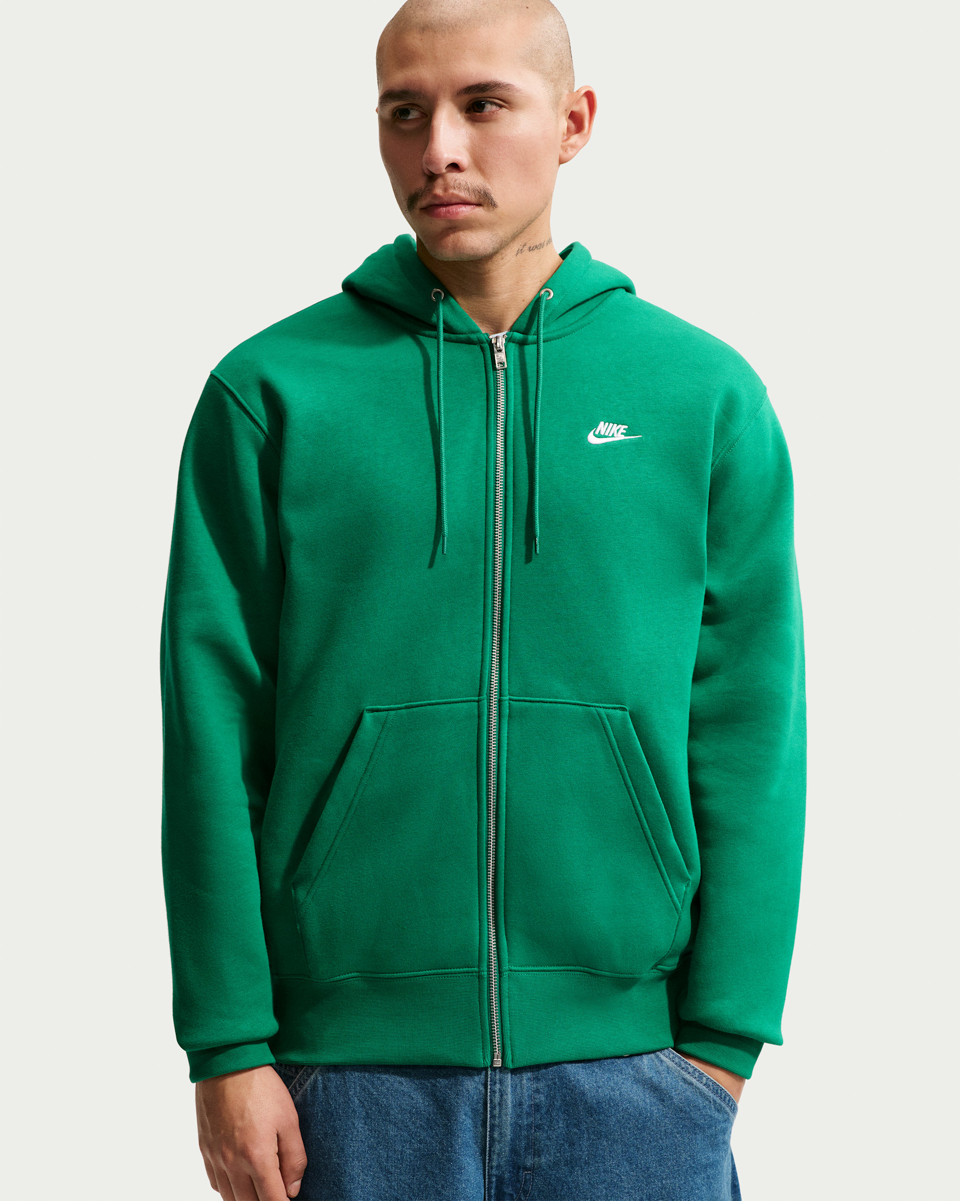 Nike Club — Malachite/Malachite/White