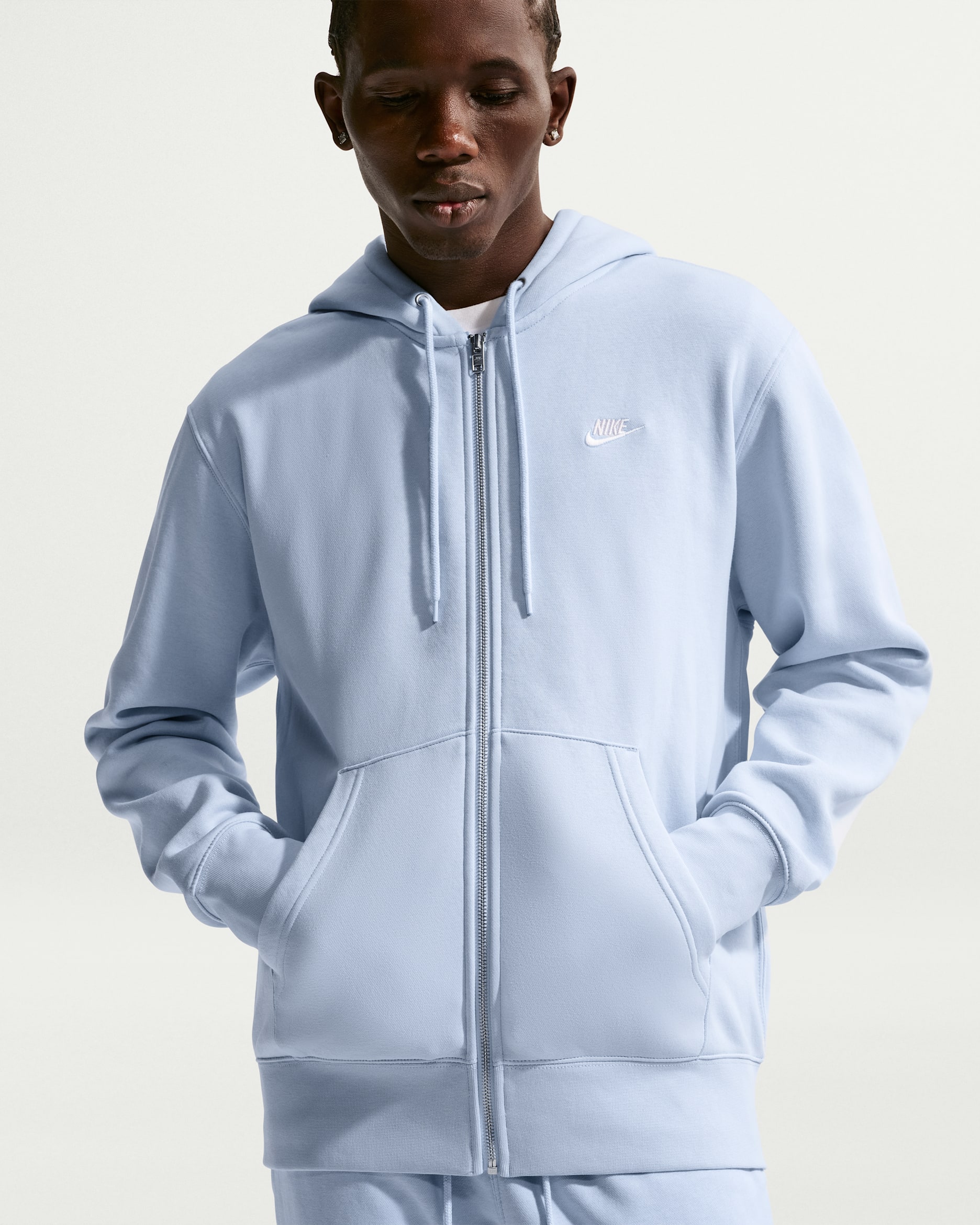 Nike Club — Hydrogen Blue/Hydrogen Blue/White