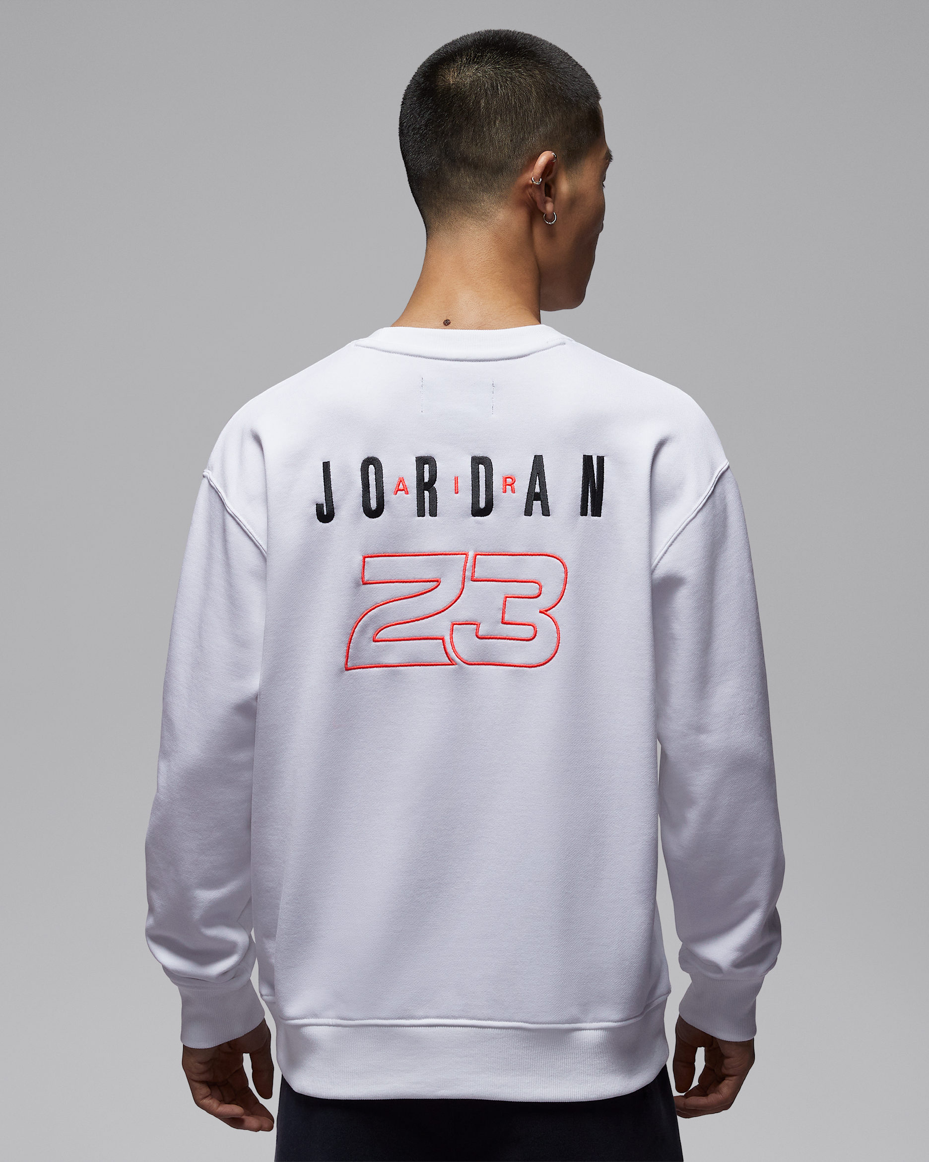 Jordan Flight Fleece — White/Infrared 23