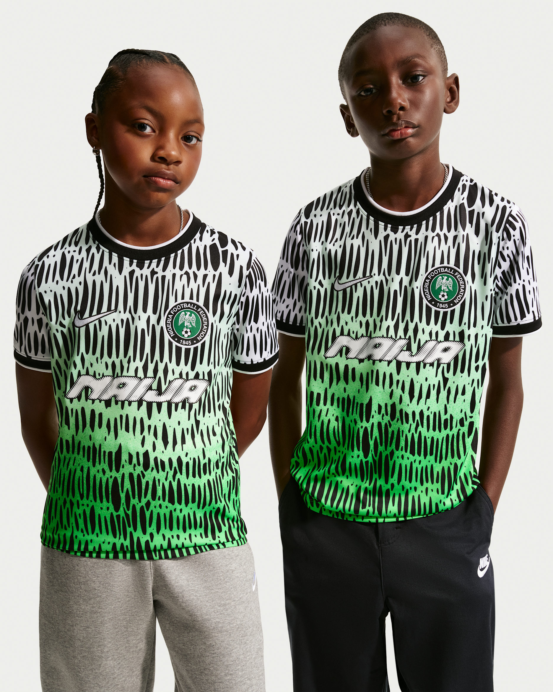 Nike x Nigeria x Slawn — Black/White