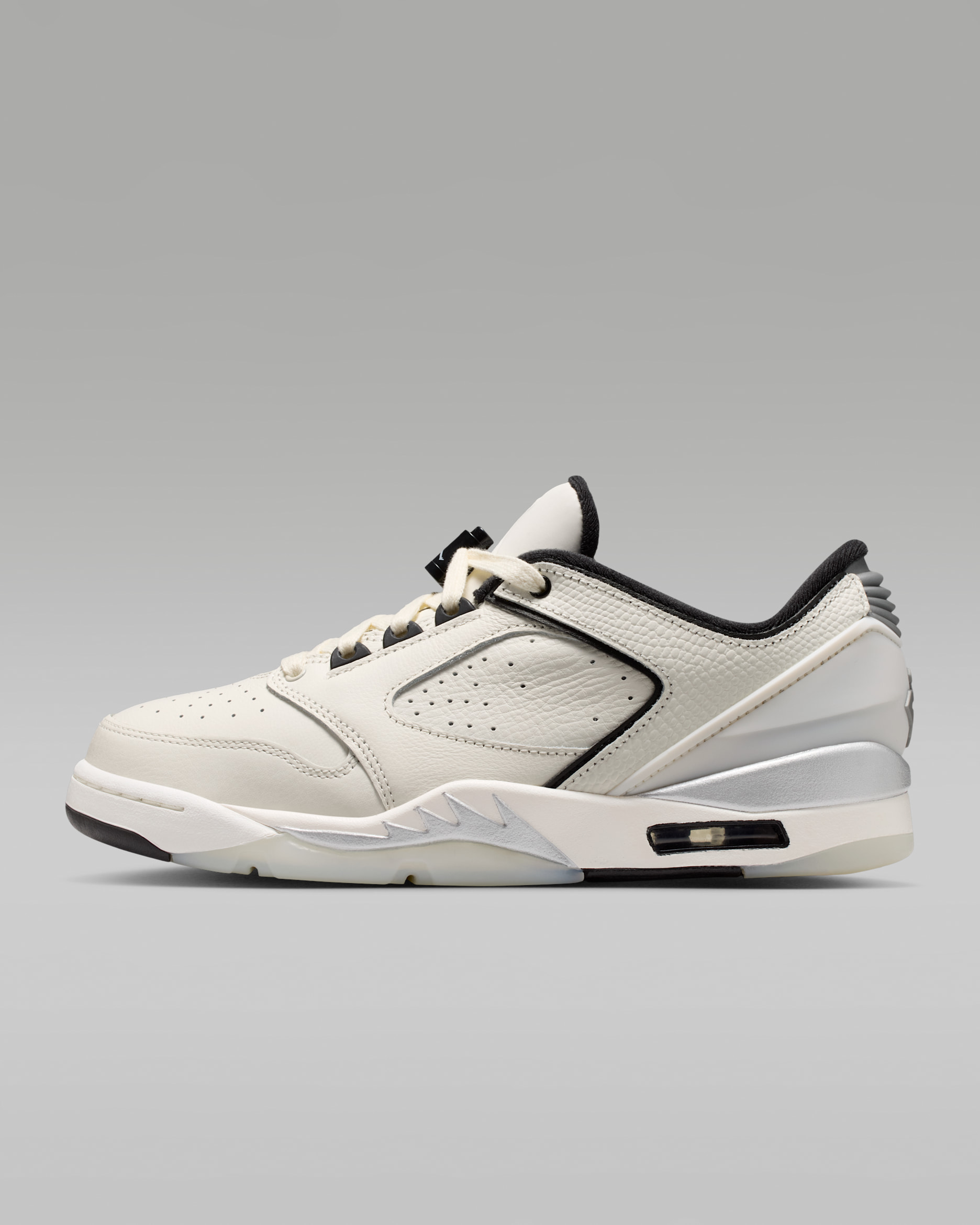 Jordan Sixty Plus Low — Sail/Black/Swan/Metallic Silver