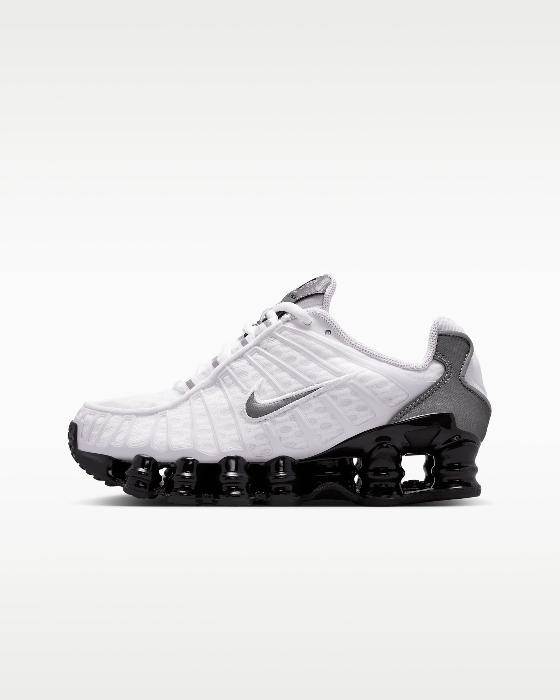 Nike Shox TL — White/Black/Cool Grey/Metallic Cool Grey