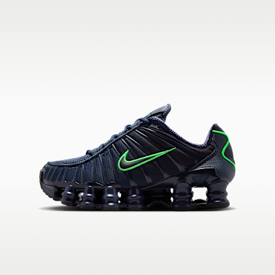 Nike Shox TL — Thunder Blue/Obsidian/Green Strike/Black
