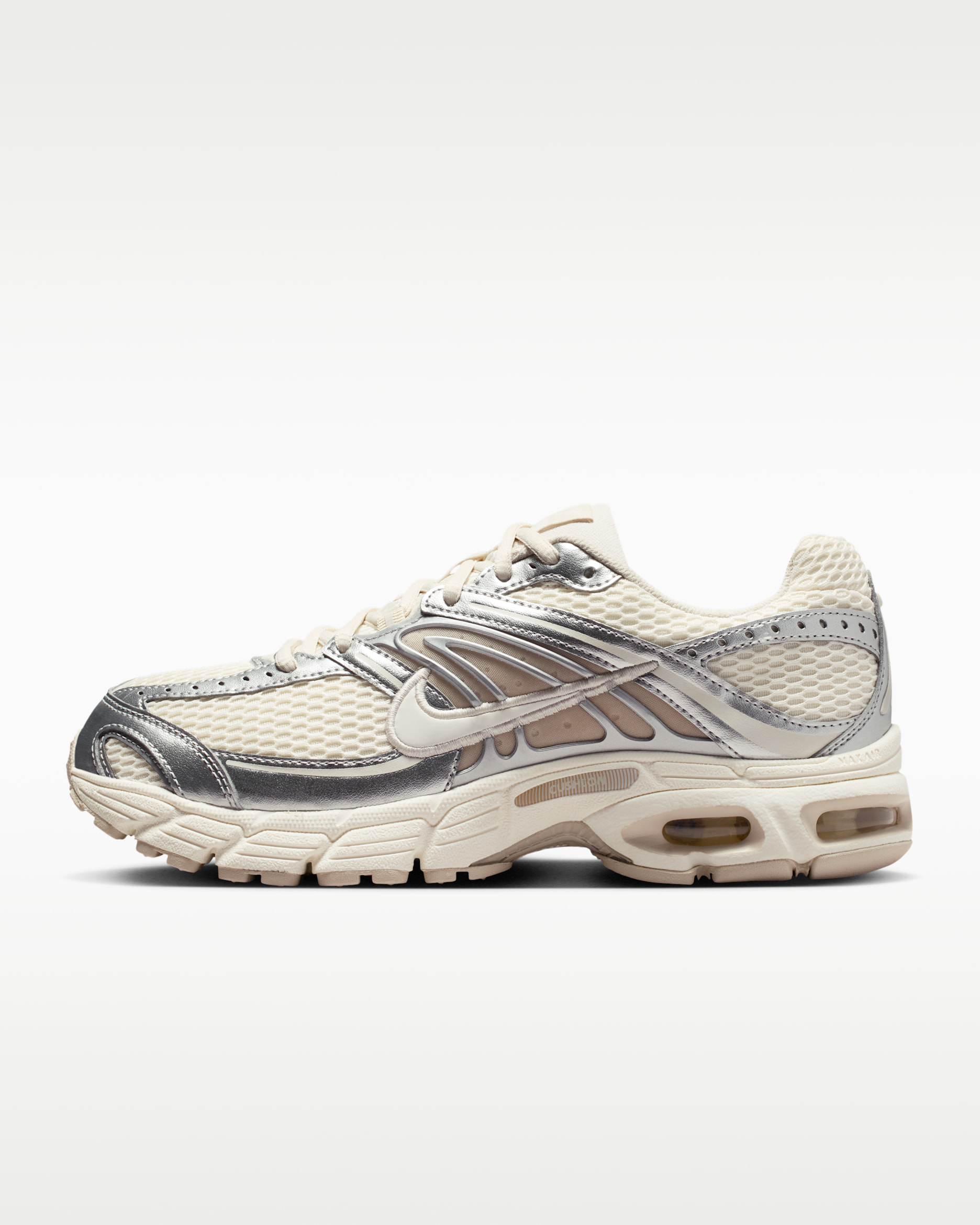 Nike Air Max Moto 2K — Pale Ivory/Metallic Silver/Light Orewood Brown/Sail