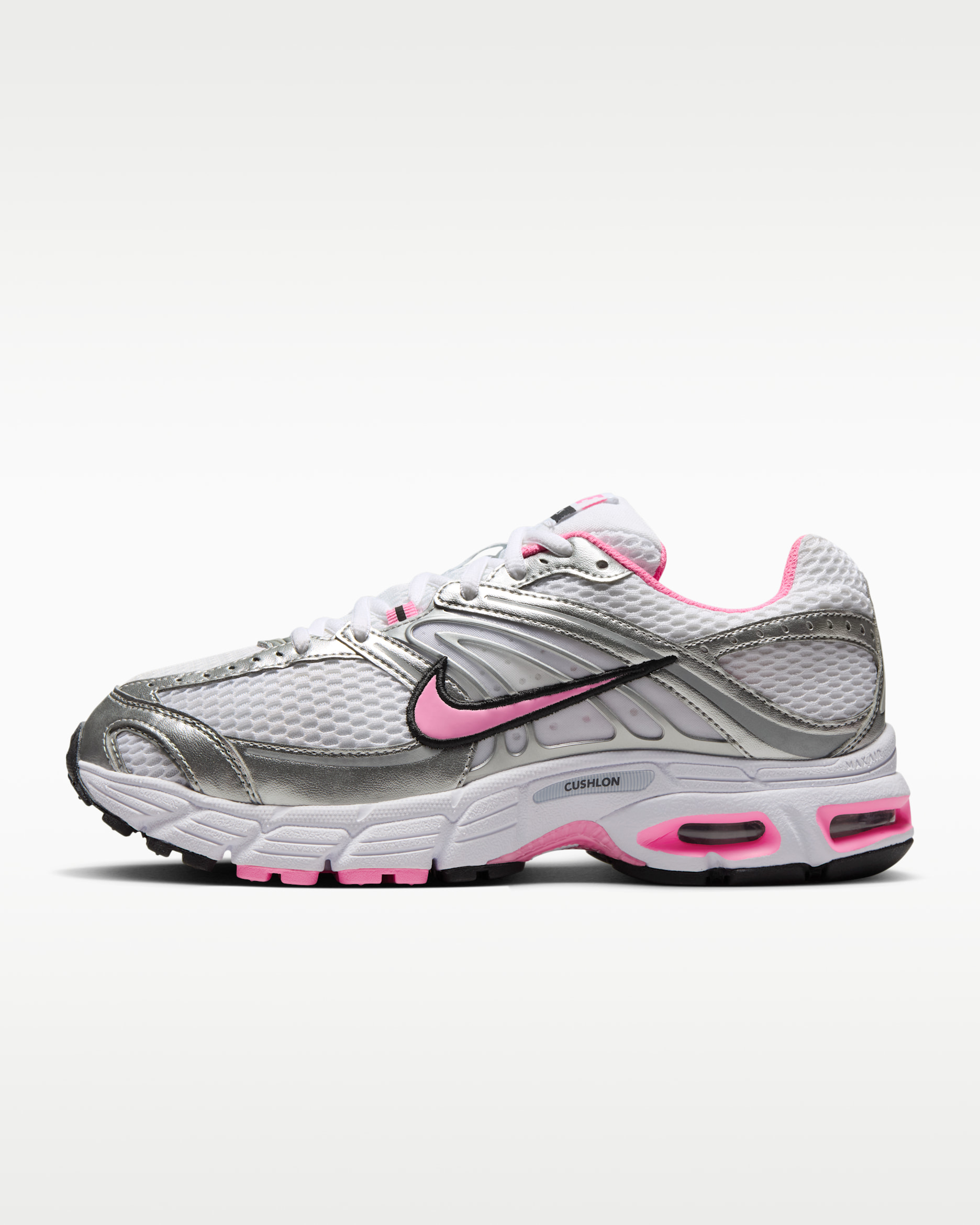Nike Air Max Moto 2K — White/Metallic Silver/Black/Pink Spell