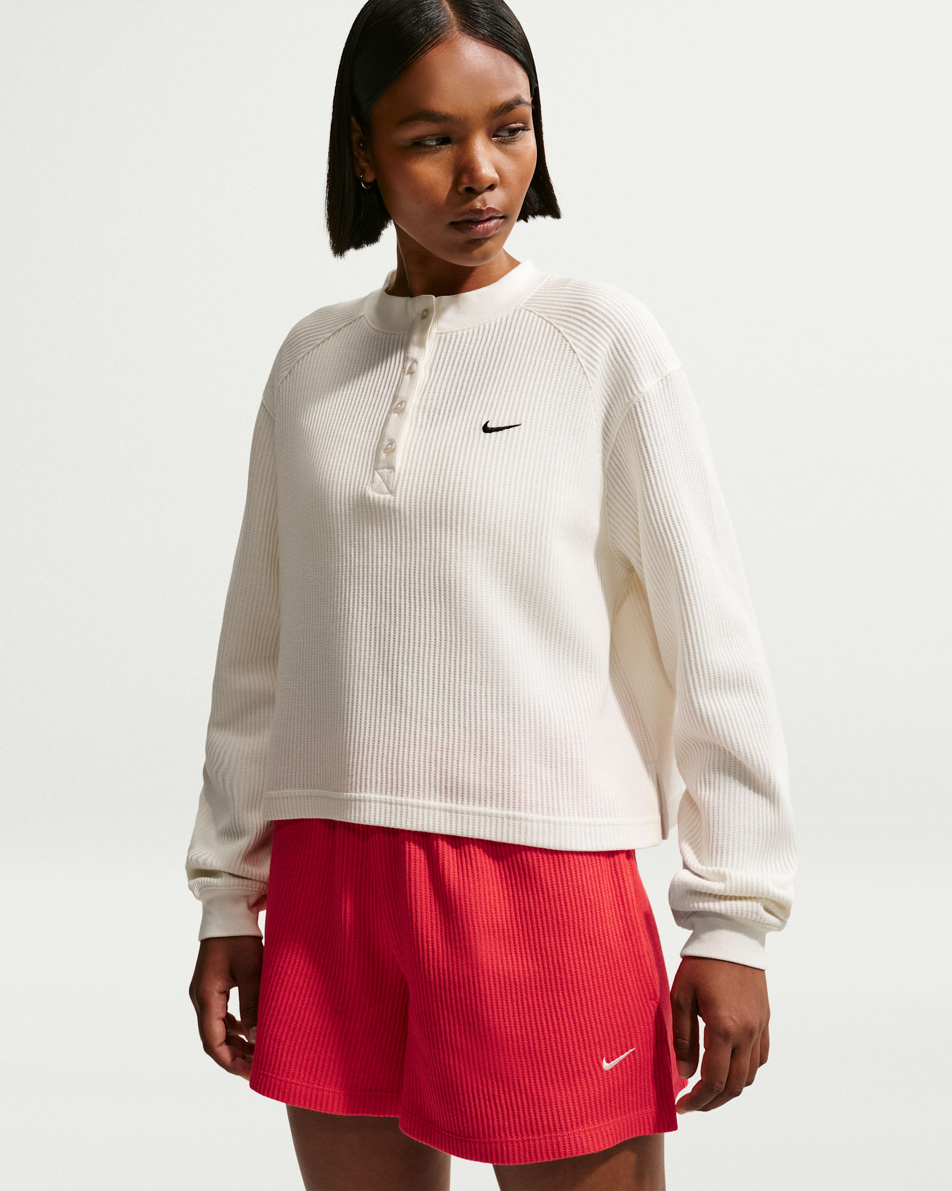 Nike Sportswear Chill Waffle — Sail/Black