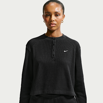 Nike Sportswear Chill Waffle — Black/Sail
