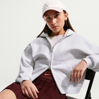Nike Sportswear Studio Fleece — Birch Heather/Grey Fog/White