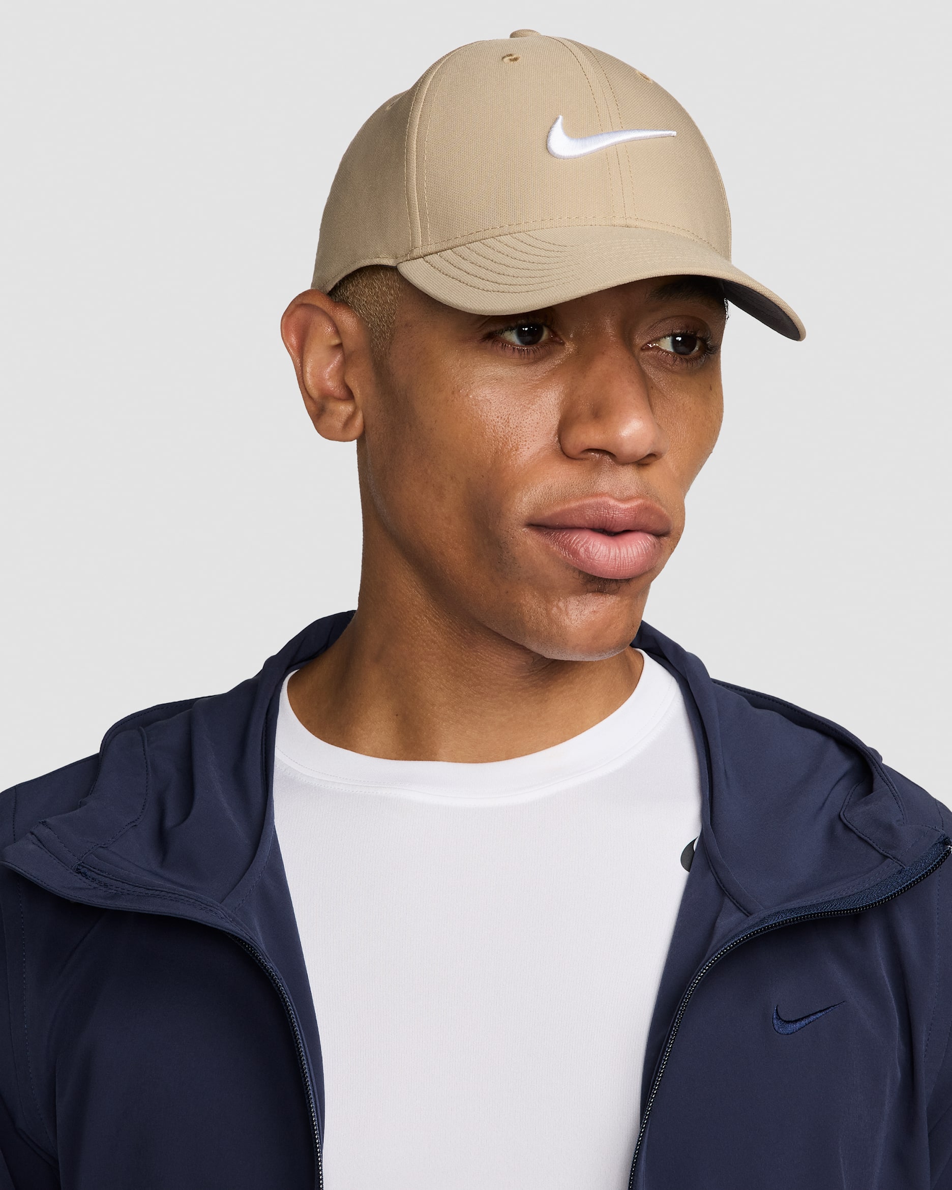 Nike Dri-FIT Club — Khaki/White