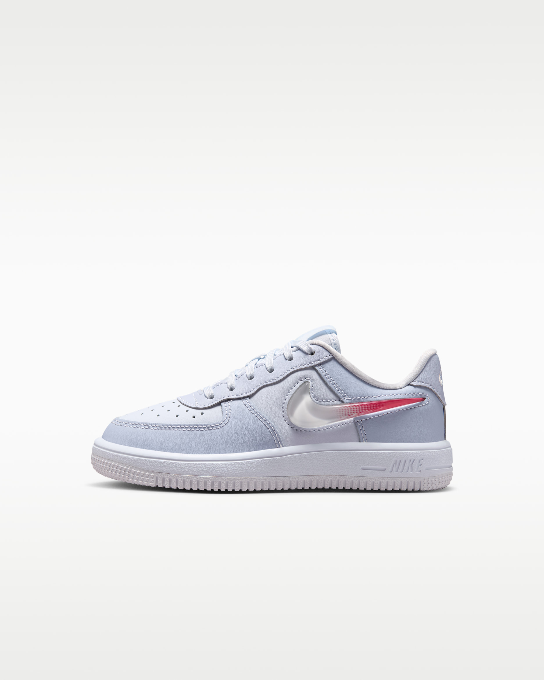 Nike Force 1 Low — Football Grey/Ghost/White/Tropical Pink