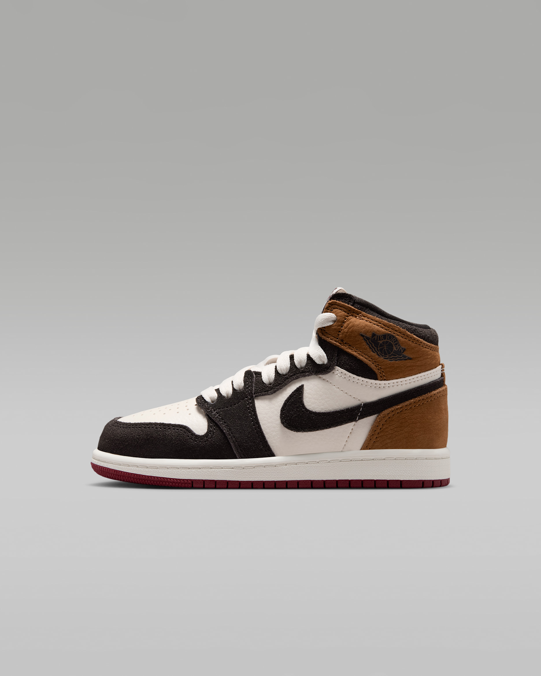 Jordan 1 Retro High OG 'Love Letter' — Shadow Brown/Light British Tan/Light British Tan/Team Red