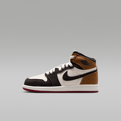 Jordan 1 Retro High OG 'Love Letter' — Shadow Brown/Light British Tan/Light British Tan/Team Red