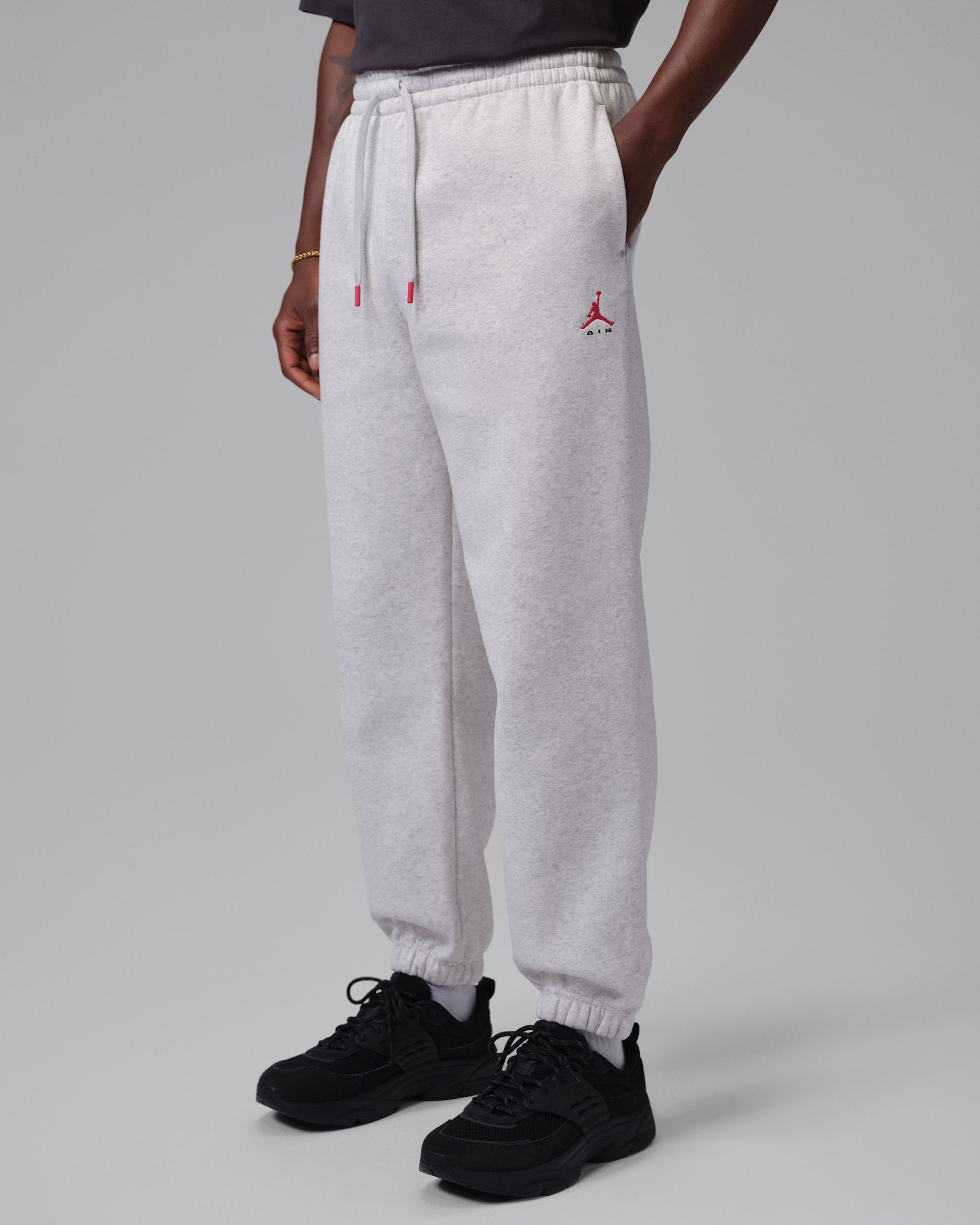 Jordan Brooklyn — Neutral Grey/Heather/University Red