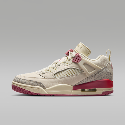 Jordan Spizike Low — Pale Ivory/Track Red/Coconut Milk/Desert Berry