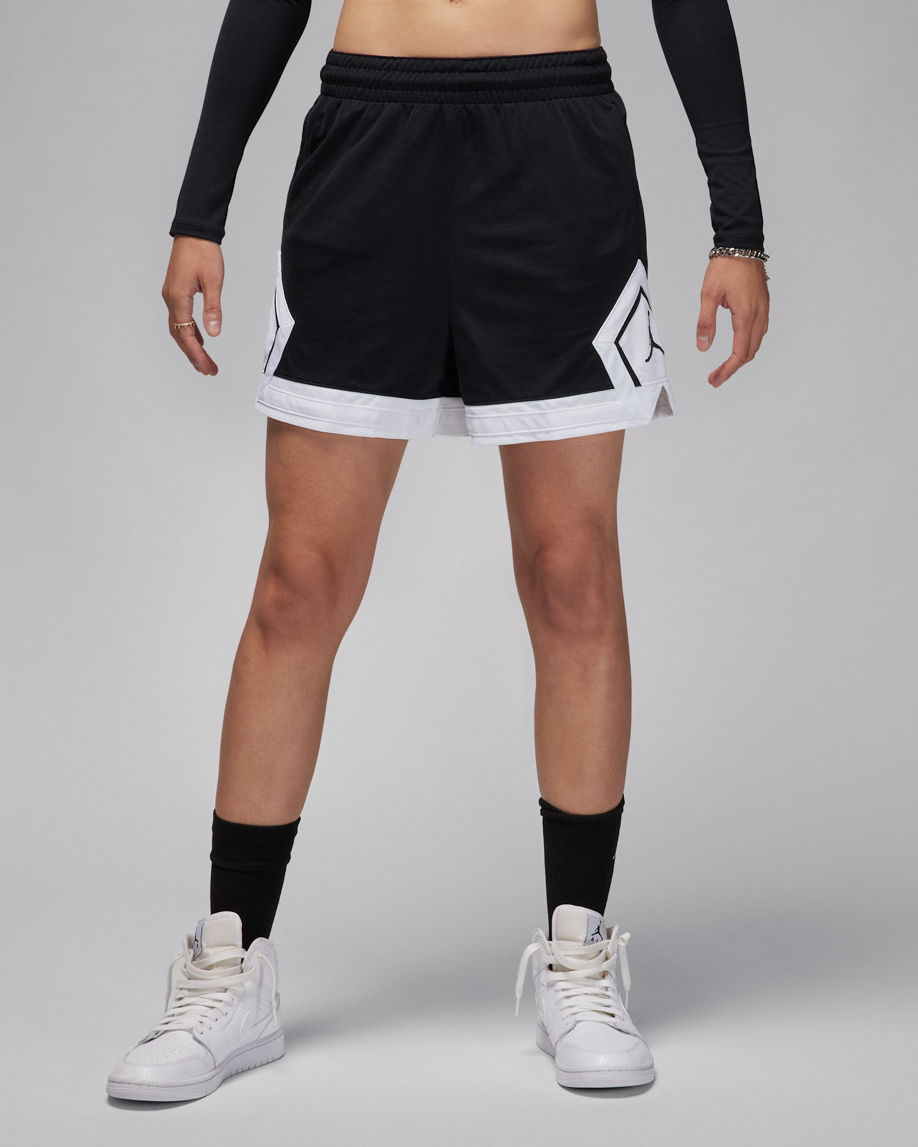 Jordan Sport — Black/White/White/Black