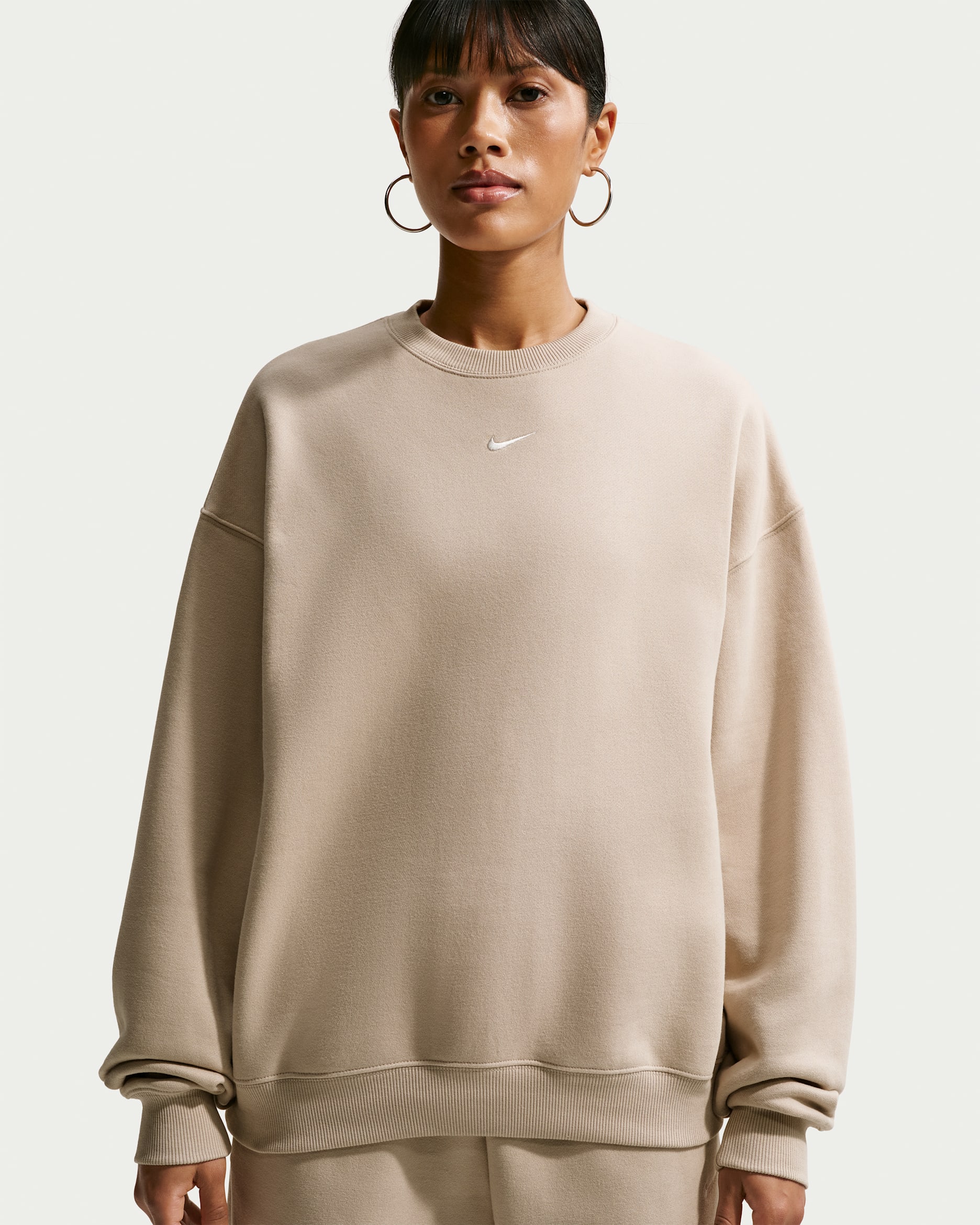 Nike Studio Fleece Medium Weight — Cream II/Sail