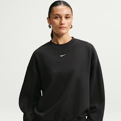 Nike Studio Fleece Medium Weight — Total Black/Sail