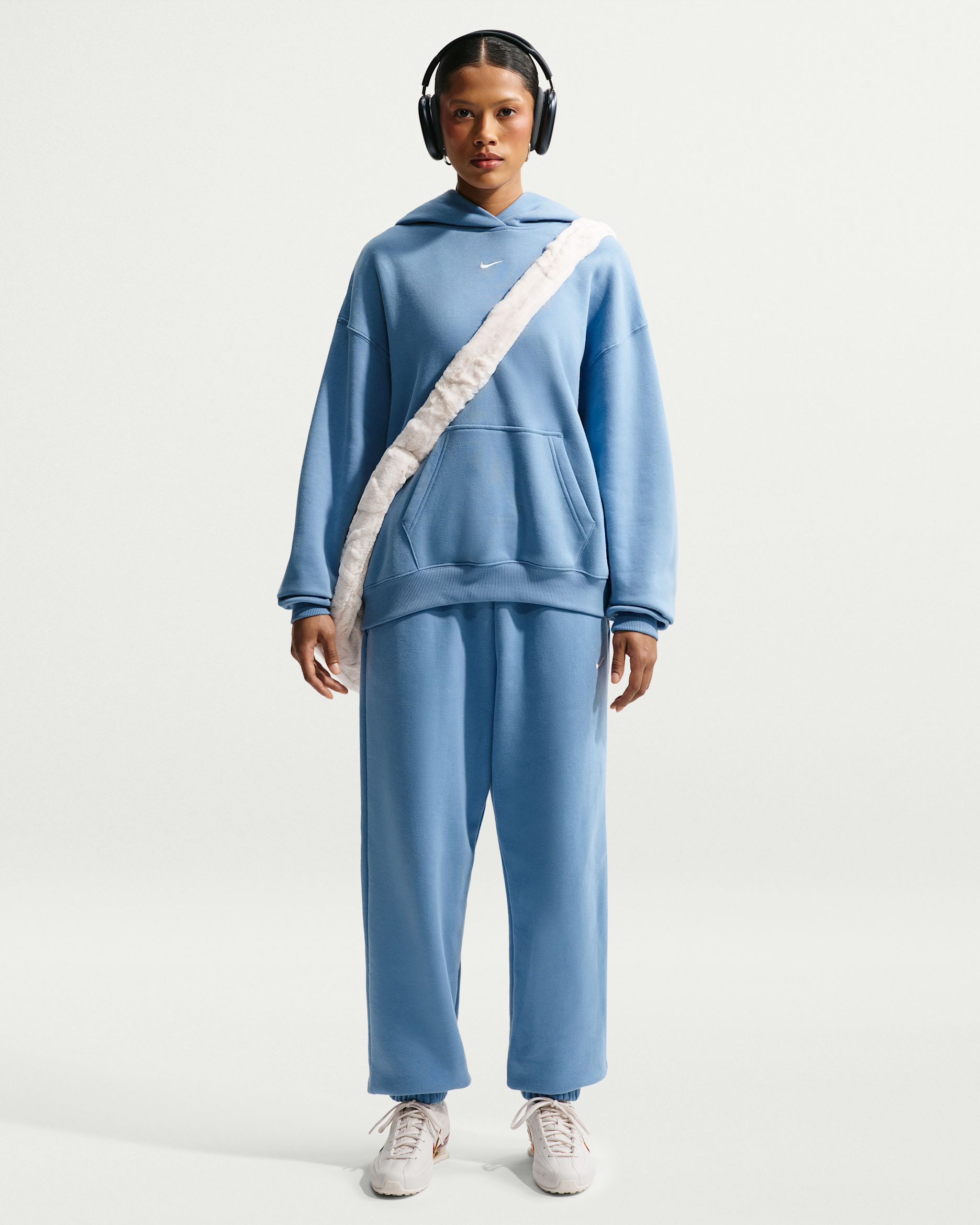 Nike Studio Fleece Medium Weight — Work Blue/Sail