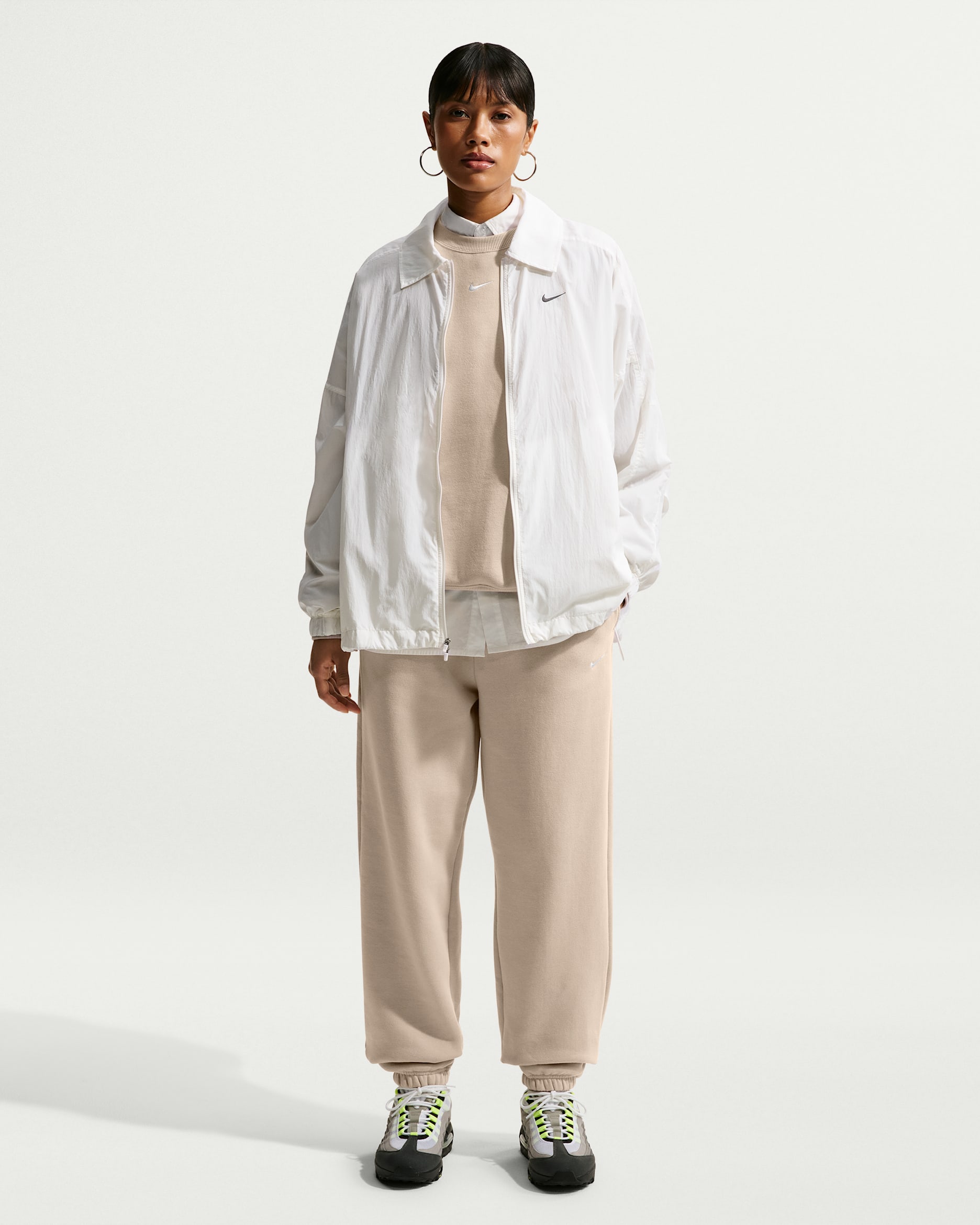 Nike Studio Fleece Medium Weight — Cream II/Sail