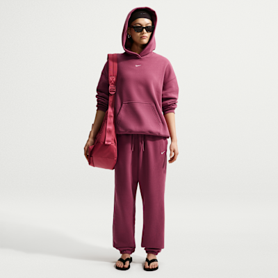 Nike Studio Fleece Medium Weight — Pink Smoke/Sail