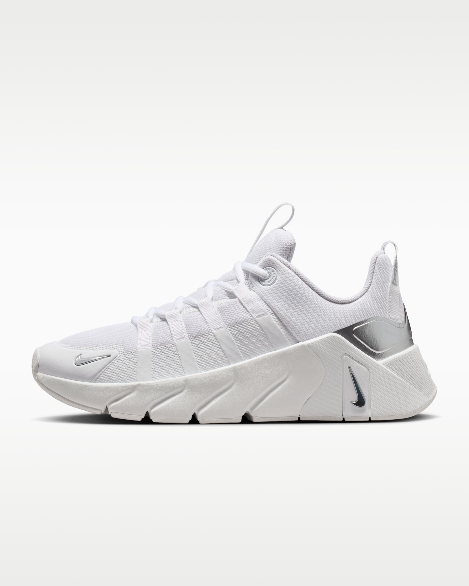 Nike Free Metcon 7 — White/White/Metallic Silver
