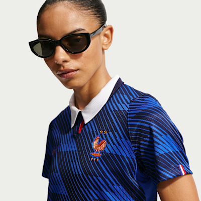 France National Team 2026 Stadium Home — Game Royal/Blackened Blue/White/Metallic Copper