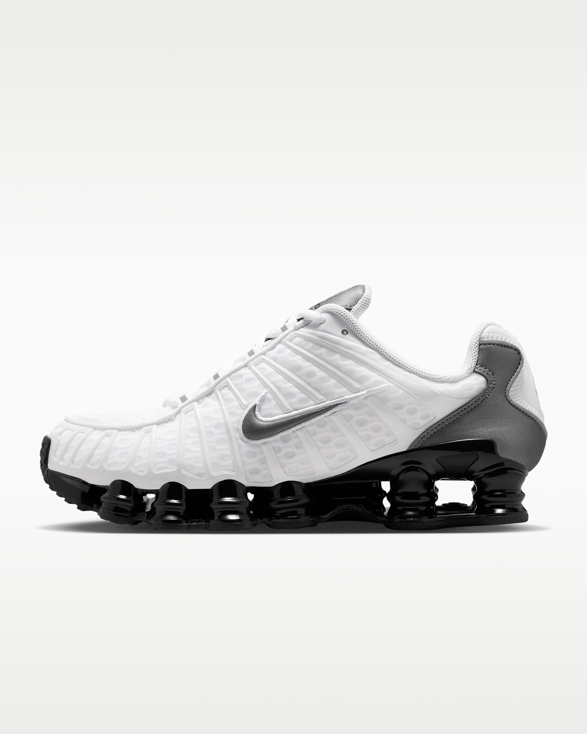 Nike Shox TL — White/Black/Cool Grey/Metallic Cool Grey