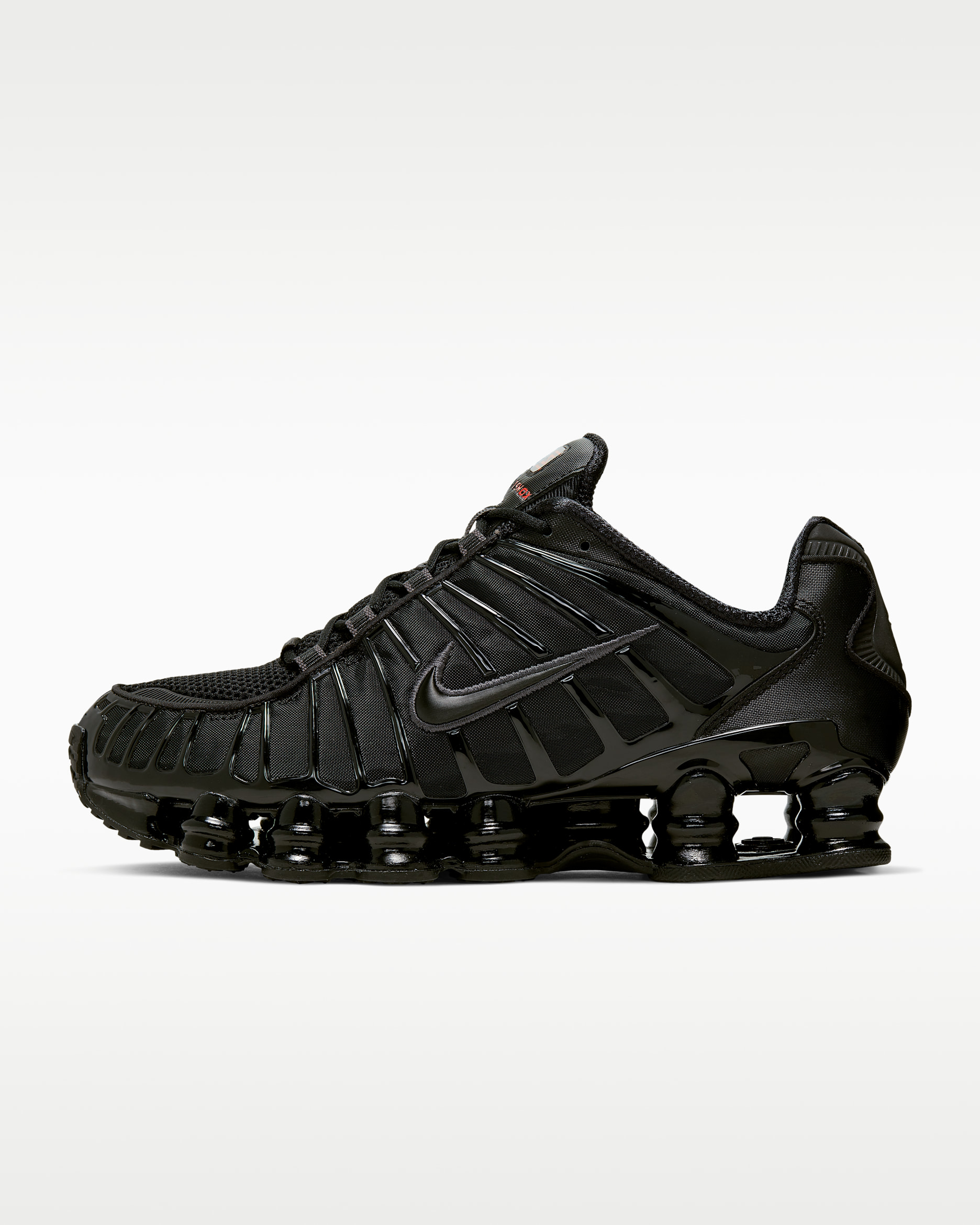 Nike Shox TL — Black/Metallic Hematite/Max Orange/Black