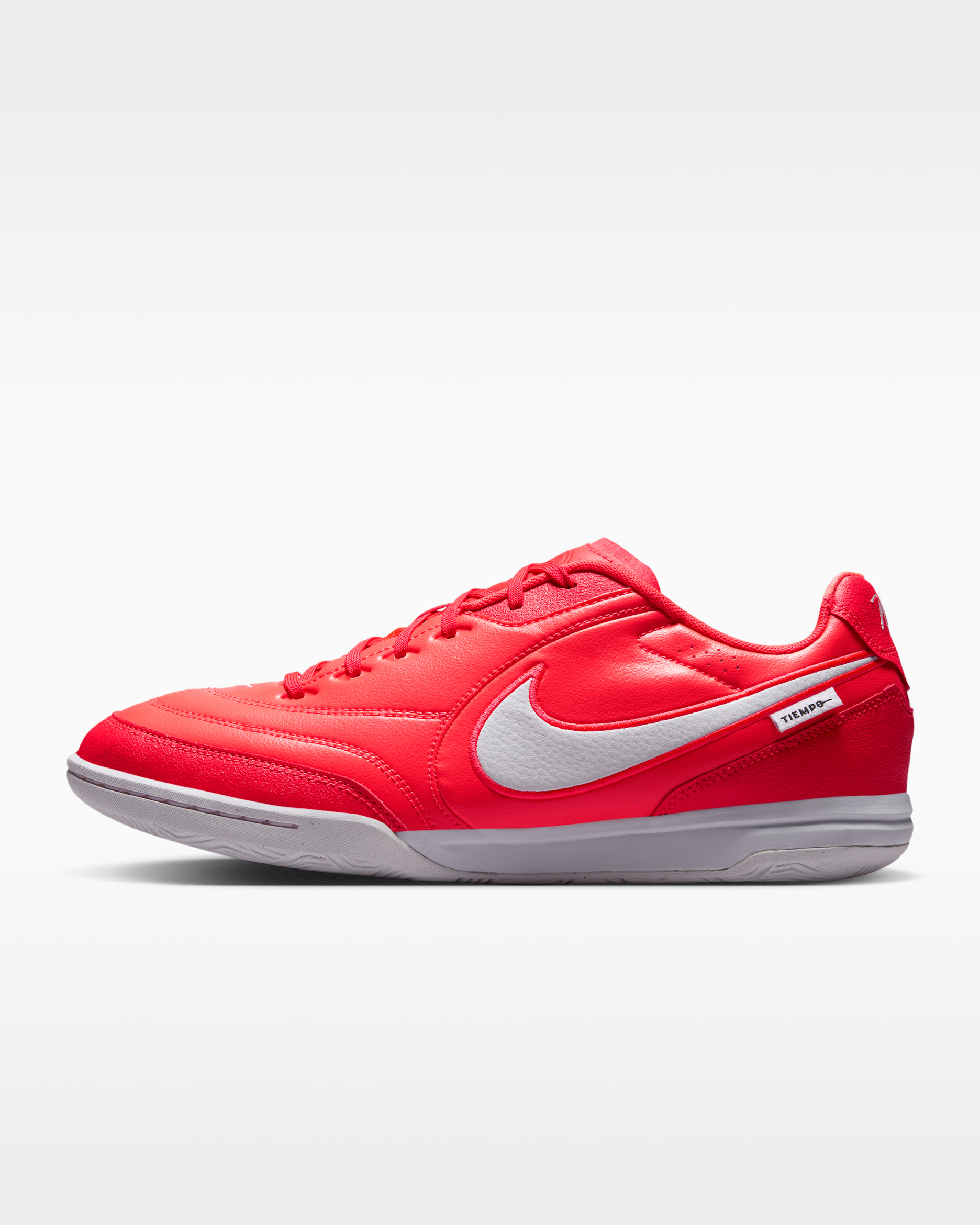 Nike Tiempo Streetgato — Bright Crimson/White/White