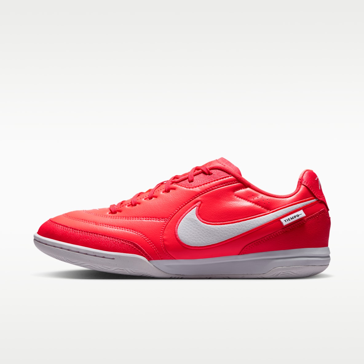 Nike Tiempo Streetgato — Bright Crimson/White/White